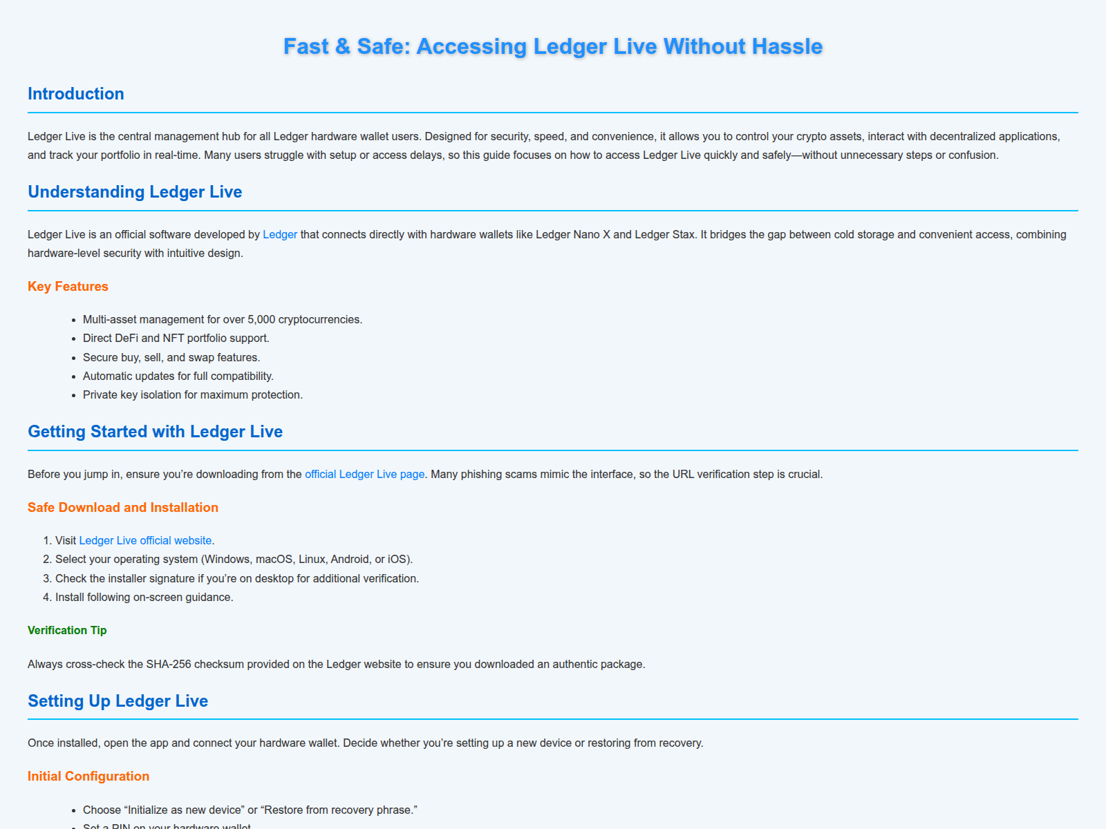Forensic screenshot of ldgr-safe-live.pages.dev