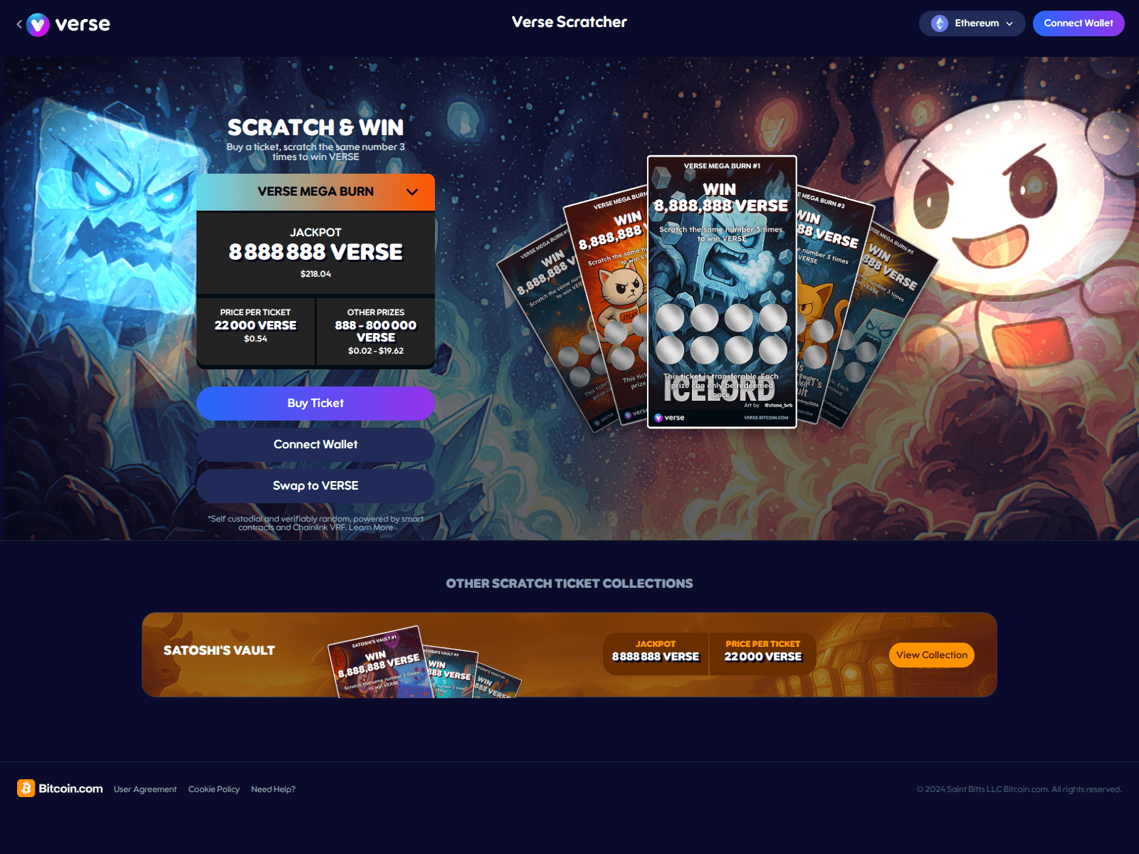Forensic screenshot of scratcher-verse-bitcoin-com.pages.dev