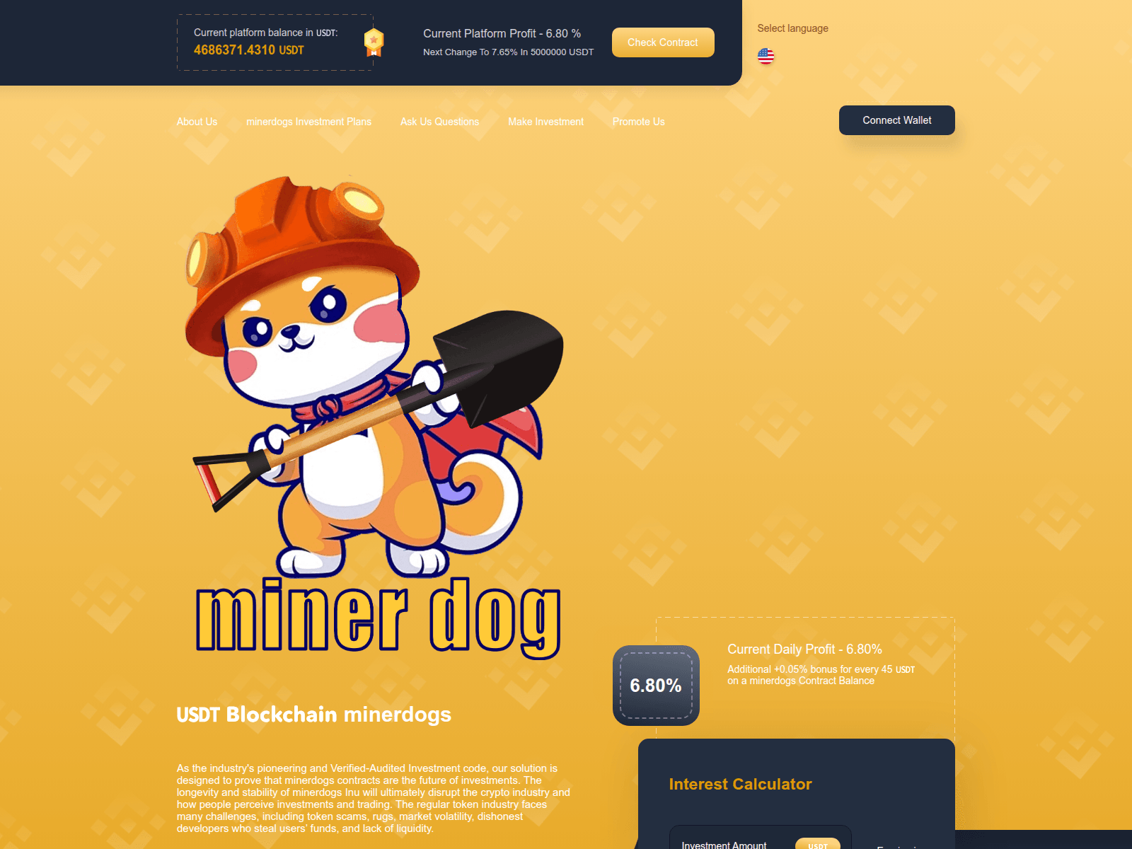 Forensic screenshot of www.chainhashingdog.cc