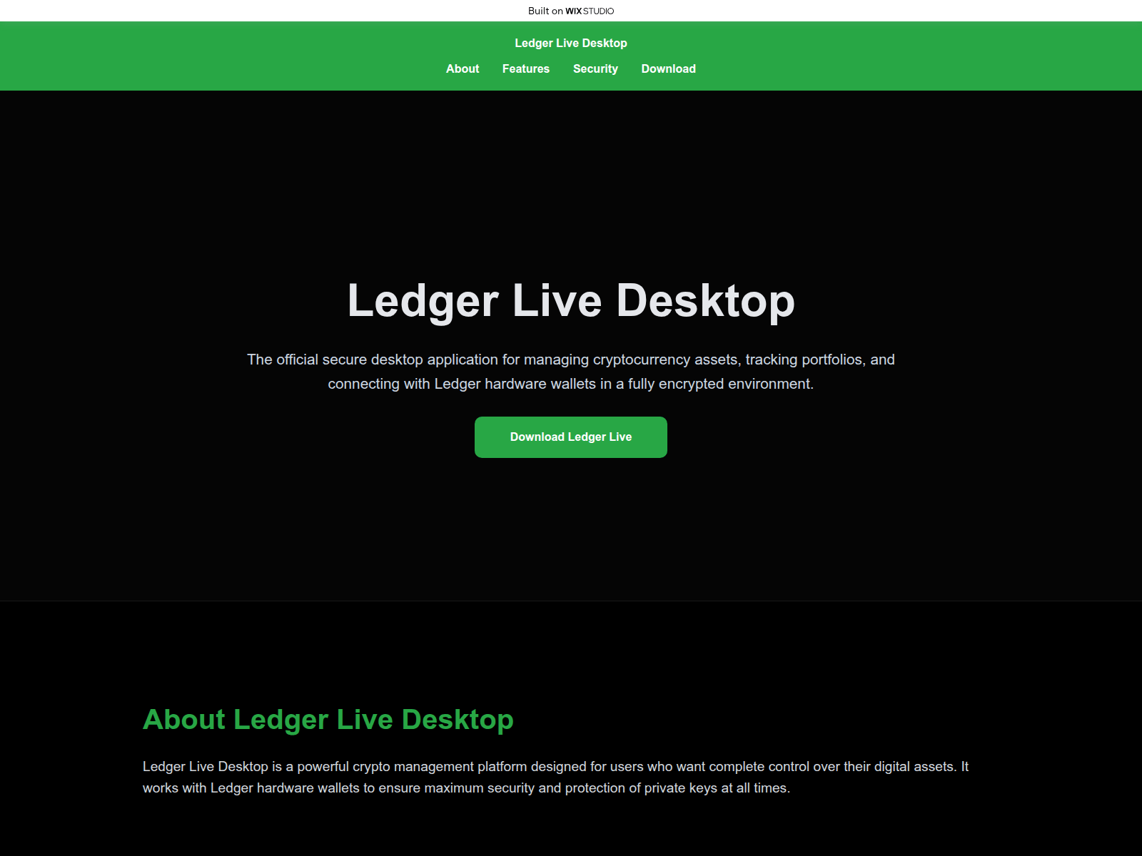 Forensic screenshot of strted-desktop.wixstudio.com