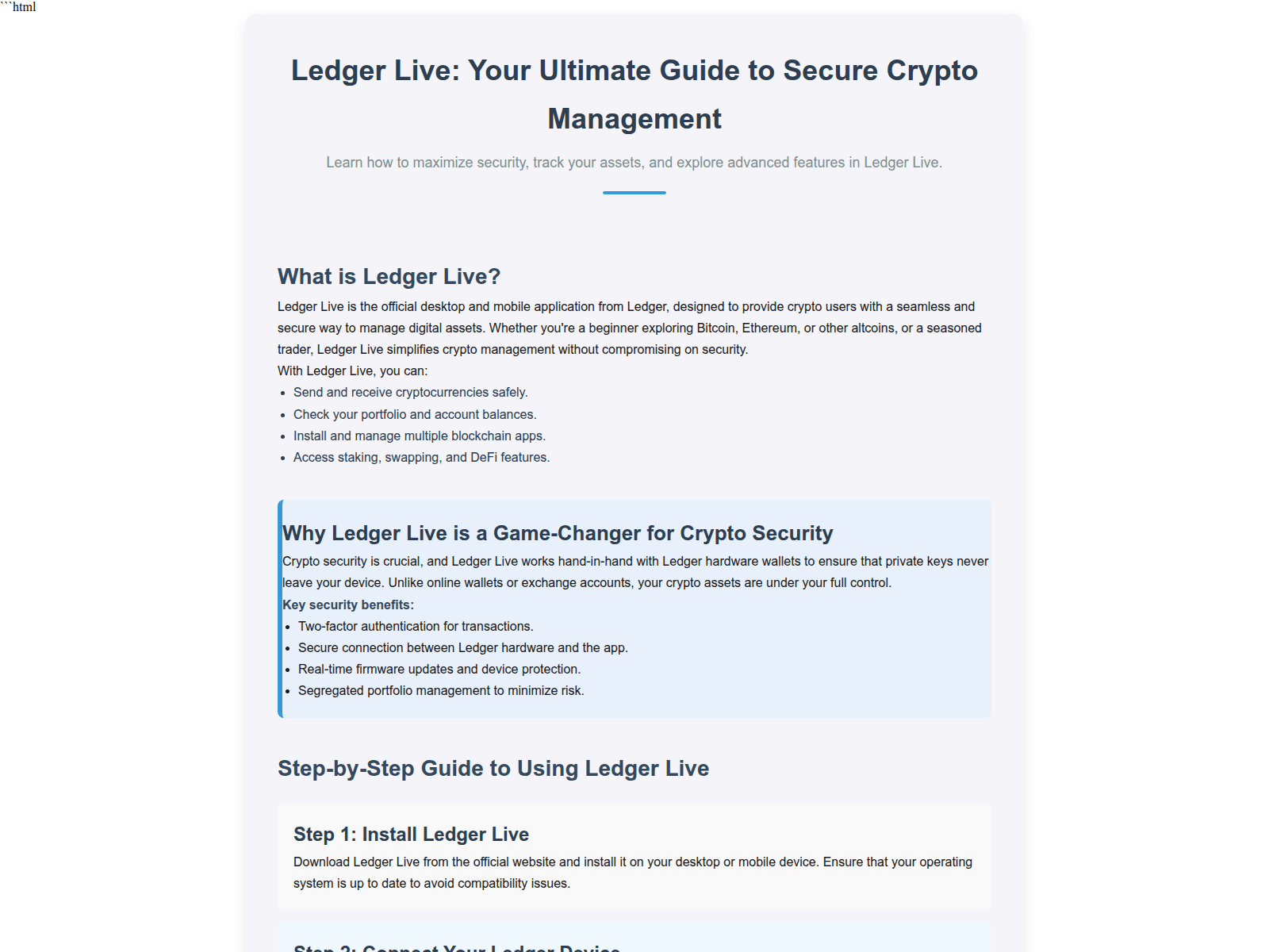 Forensic screenshot of ledger--lived.pages.dev