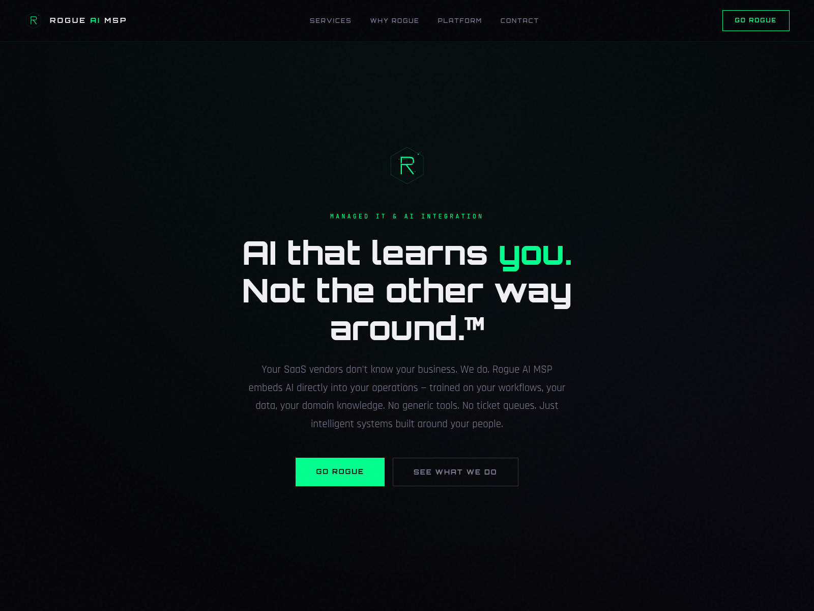 Forensic screenshot of rogue-ai-msp-www.pages.dev