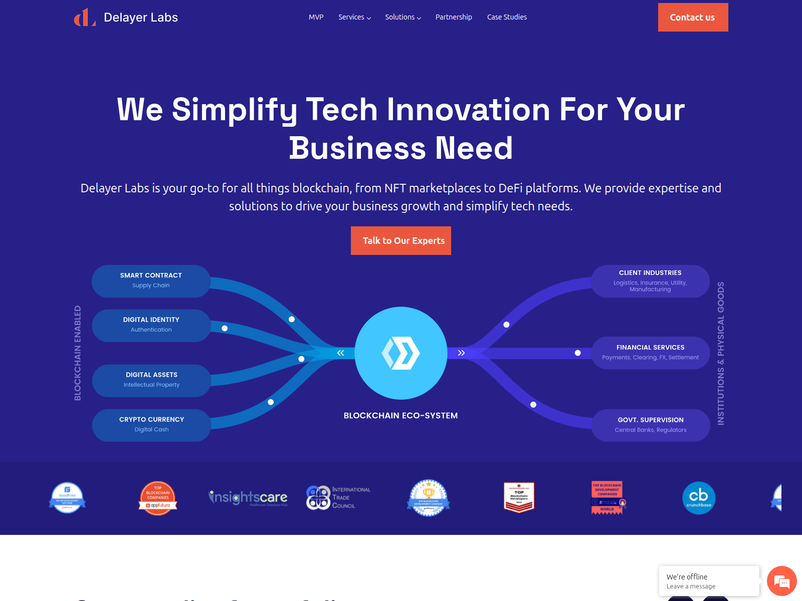 Forensic screenshot of blockchainfirm.io showing the phishing page layout