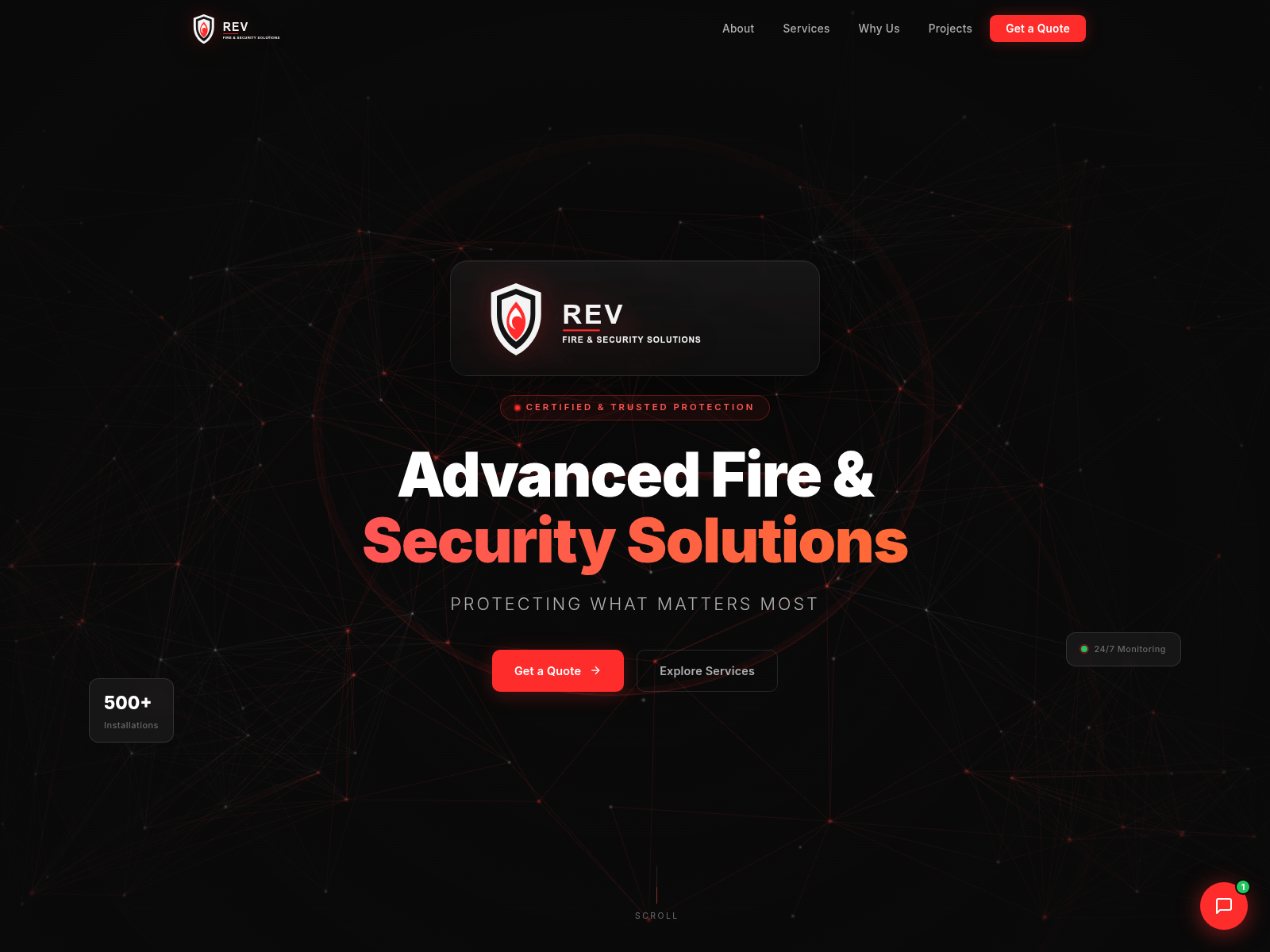 Forensic screenshot of rev-fire-security.pages.dev