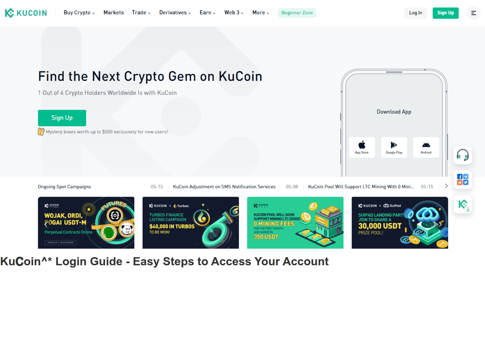 Forensic screenshot of kuccoinlguin.webflow.io