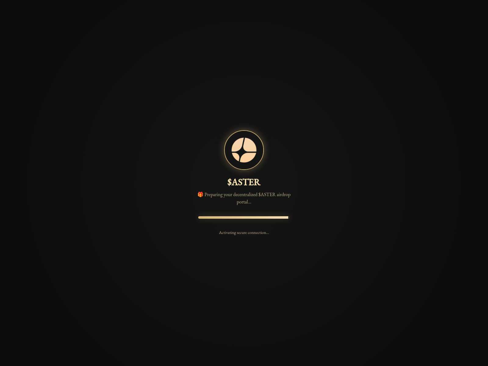 Forensic screenshot of asterportal.pages.dev