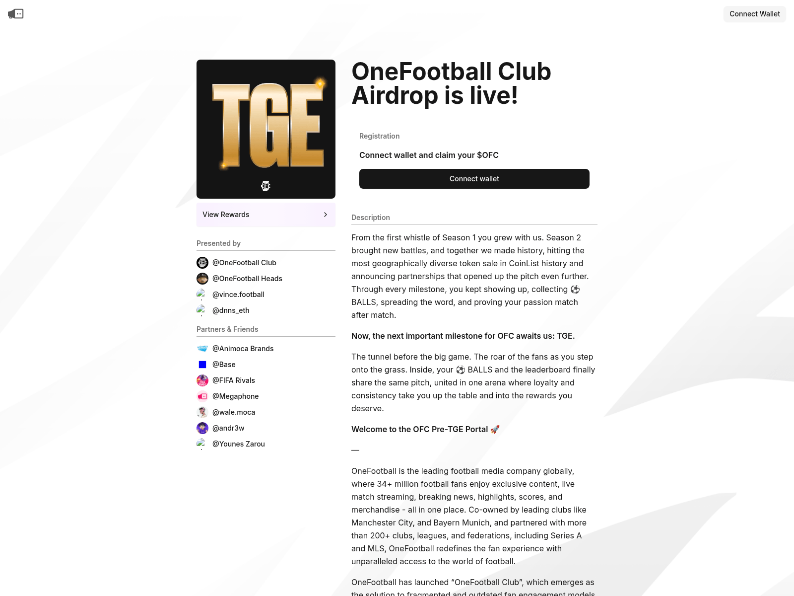 Forensic screenshot of onefootballclub.live
