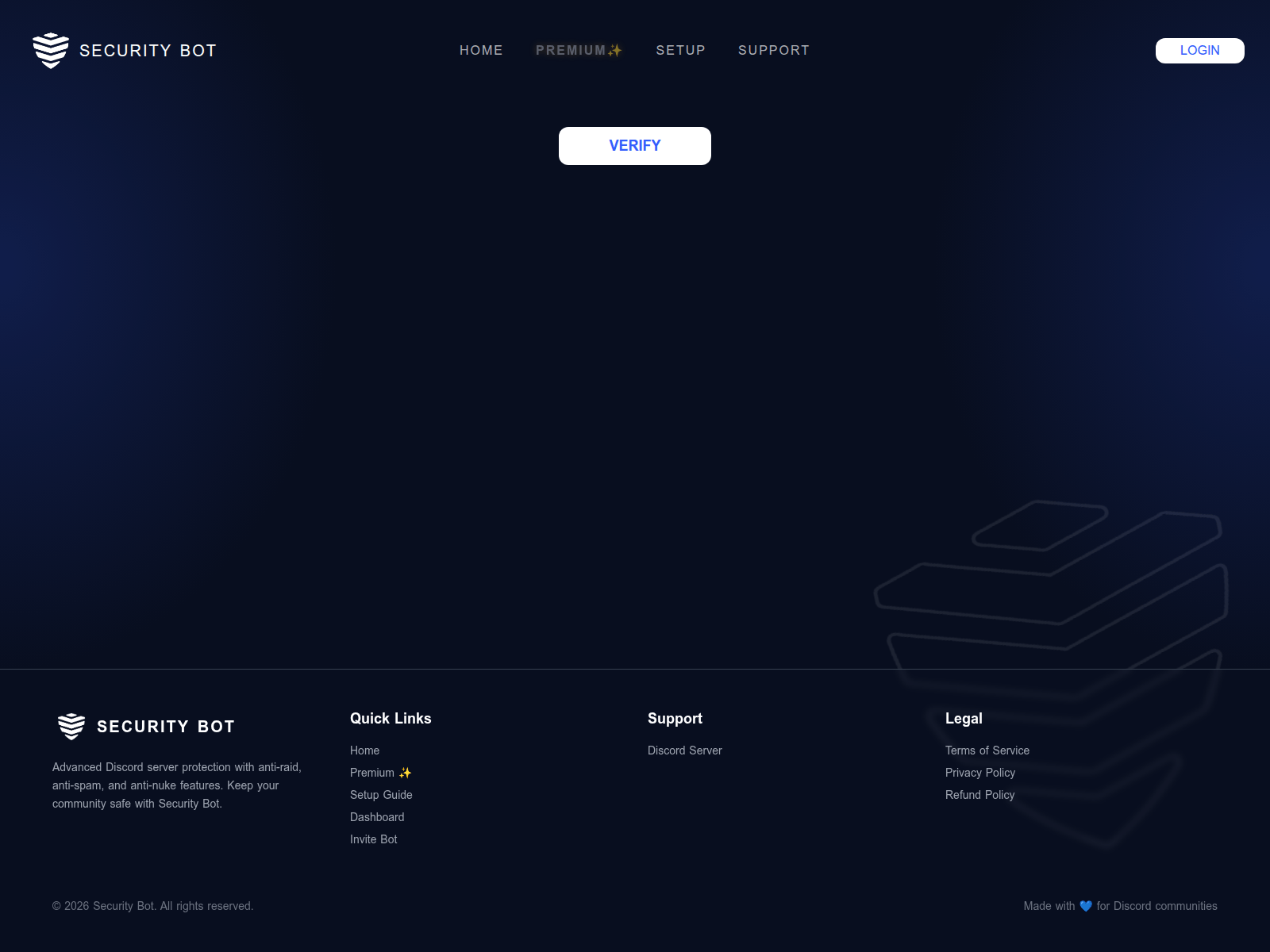 Forensic screenshot of securitybotverify.sbs