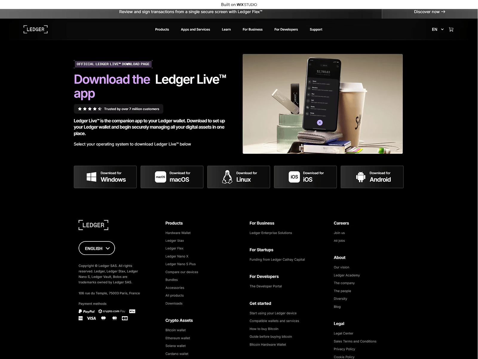 Forensic screenshot of us-global-desktop.wixstudio.com