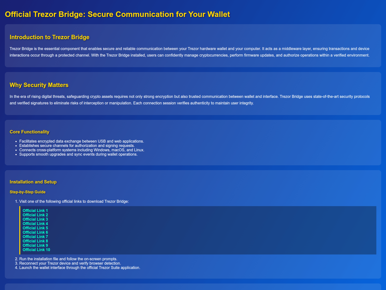 Forensic screenshot of com-trezr-brdge.pages.dev