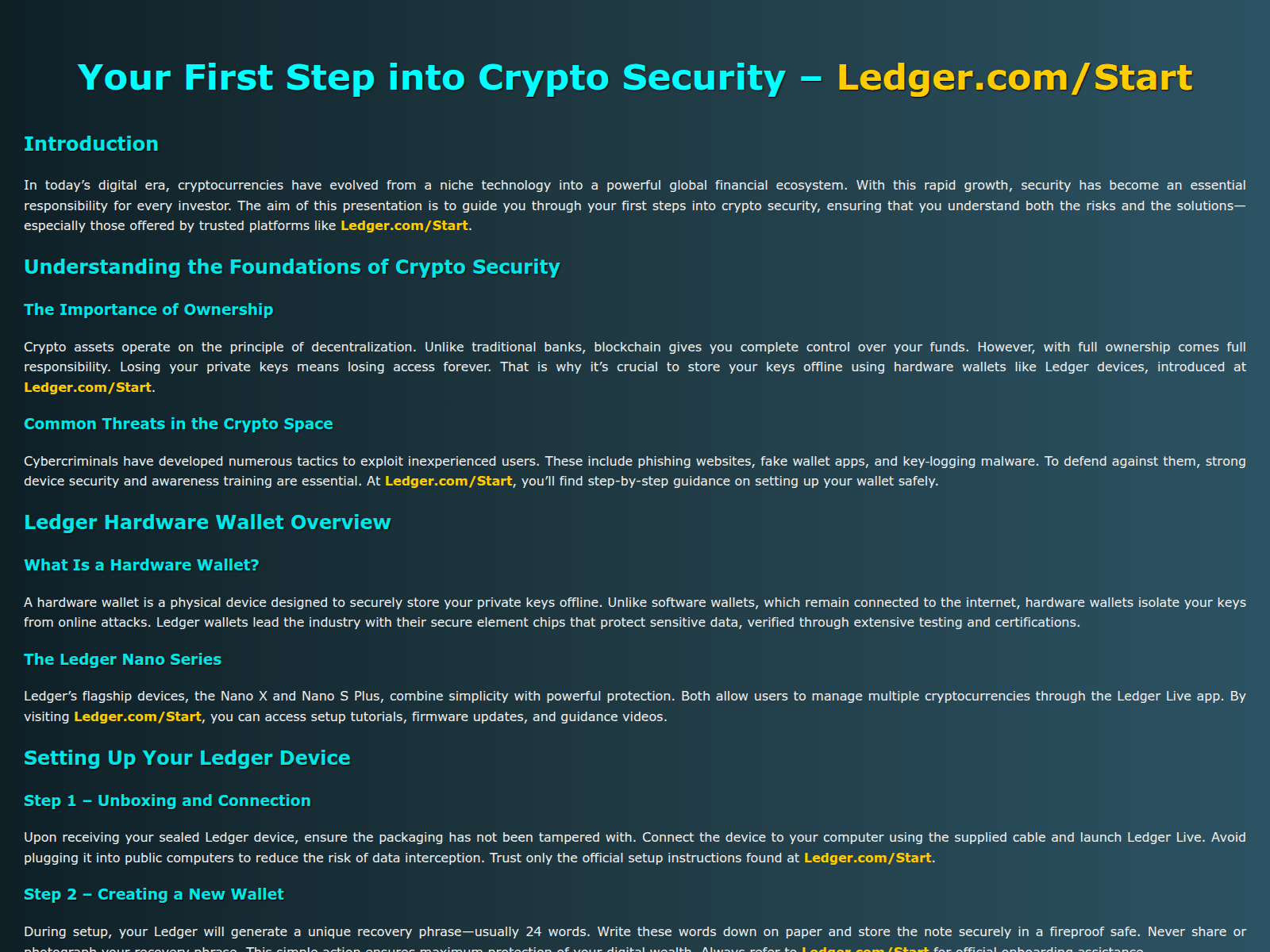 Forensic screenshot of first-ledgrstart.pages.dev