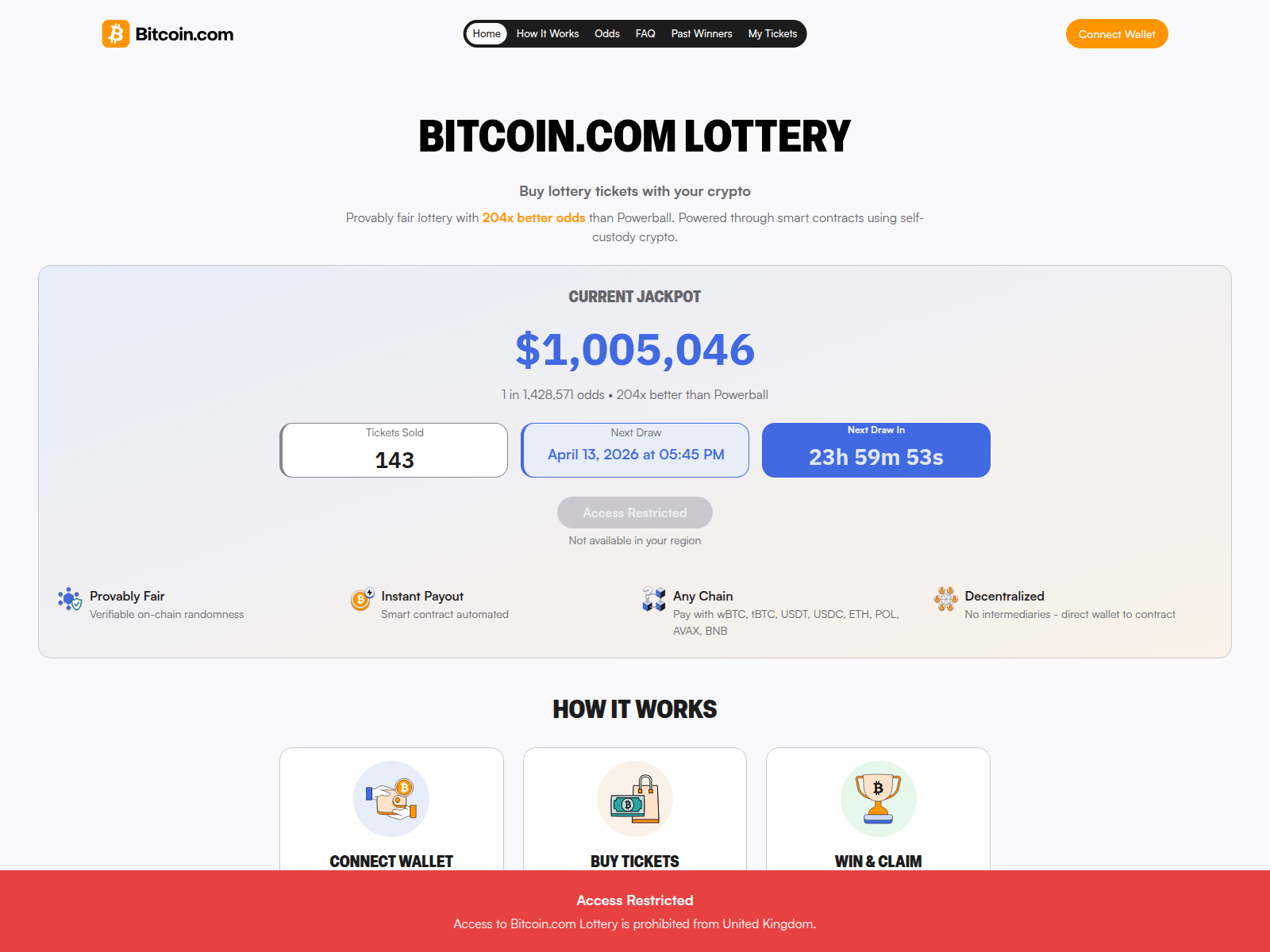 Forensic screenshot of lottery-bitcoin-com.pages.dev