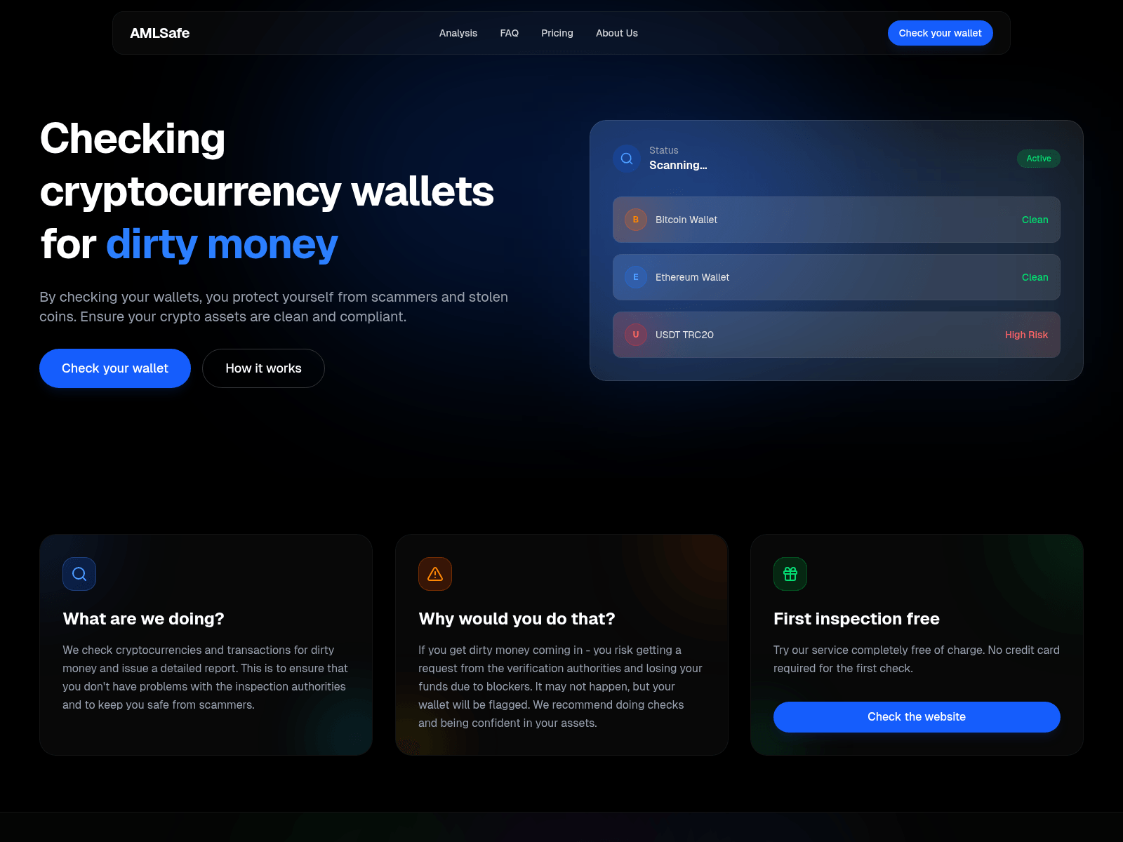 Forensic screenshot of amlchecktrx.org