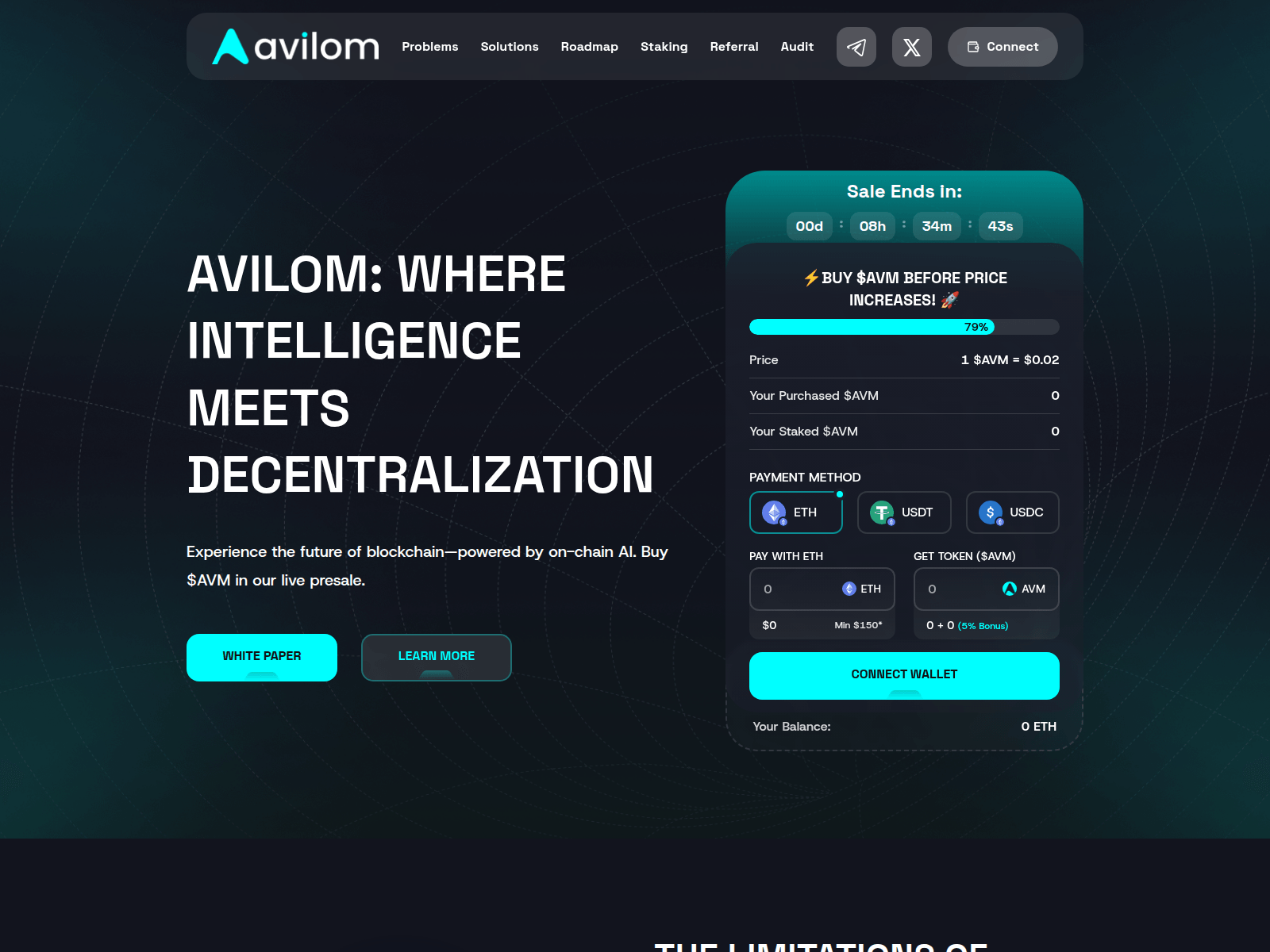 Forensic screenshot of avilom.net