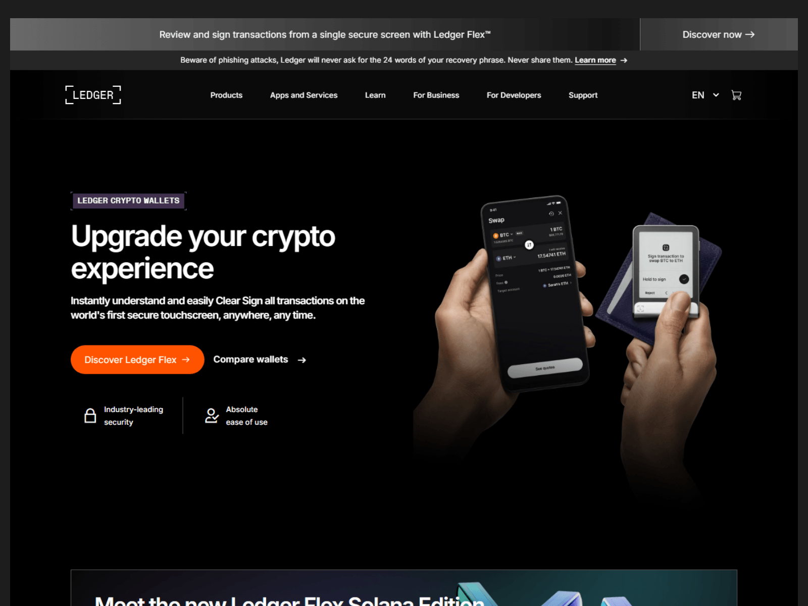 Forensic screenshot of ledger-live-desktop.pages.dev