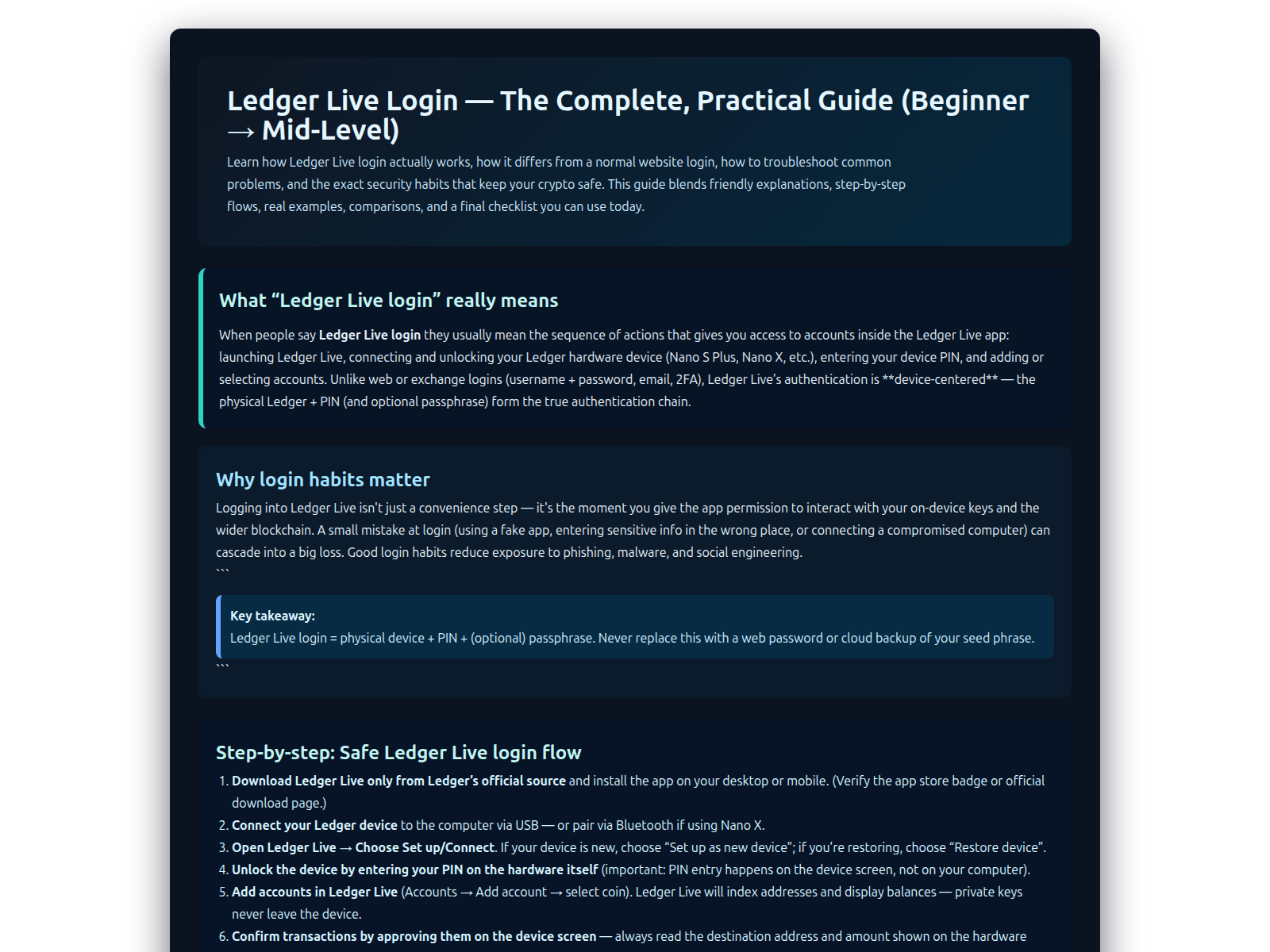 Forensic screenshot of login-ledger-liv.pages.dev