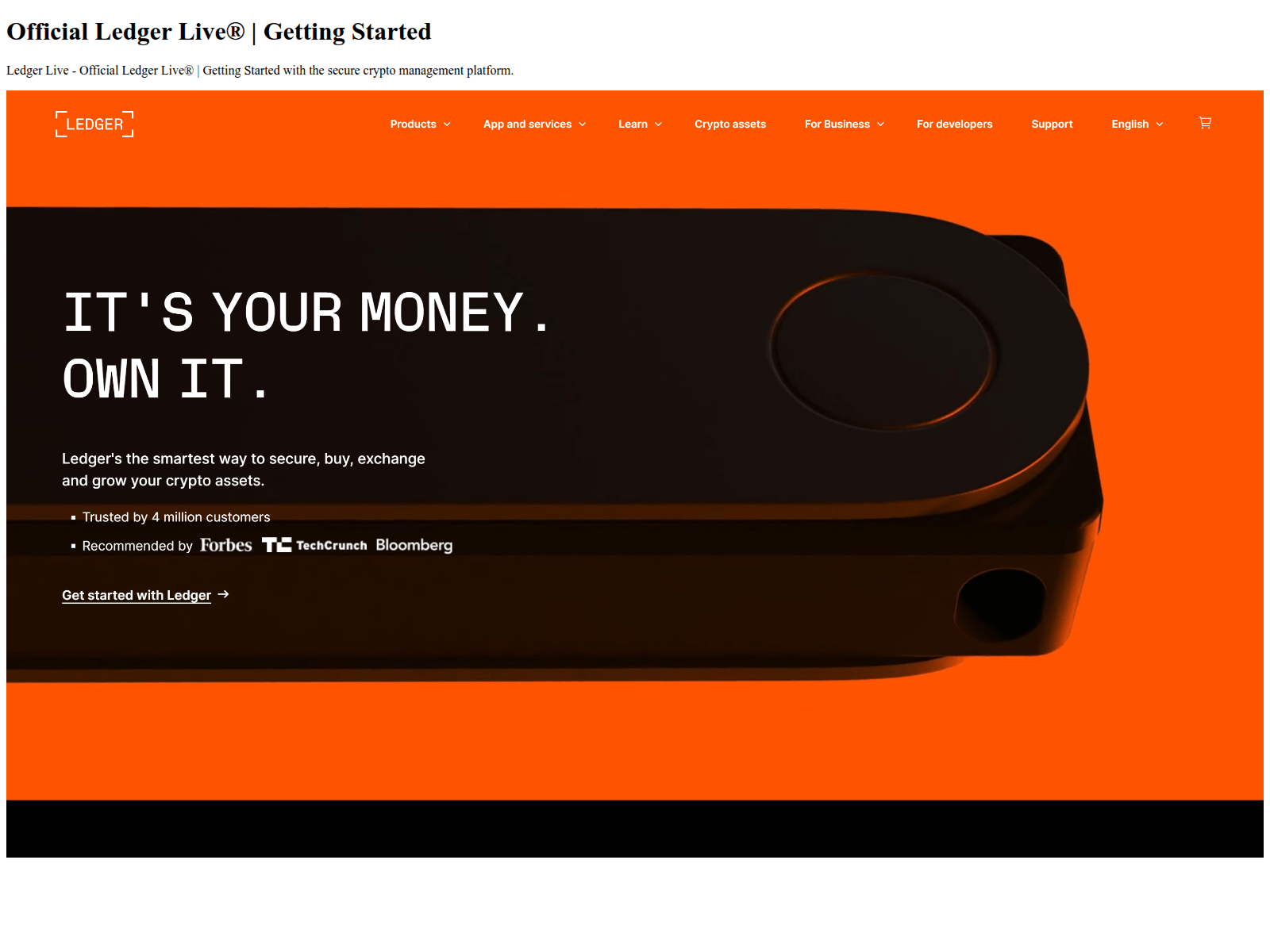 Forensic screenshot of ledgers-livoxx-eng.pages.dev