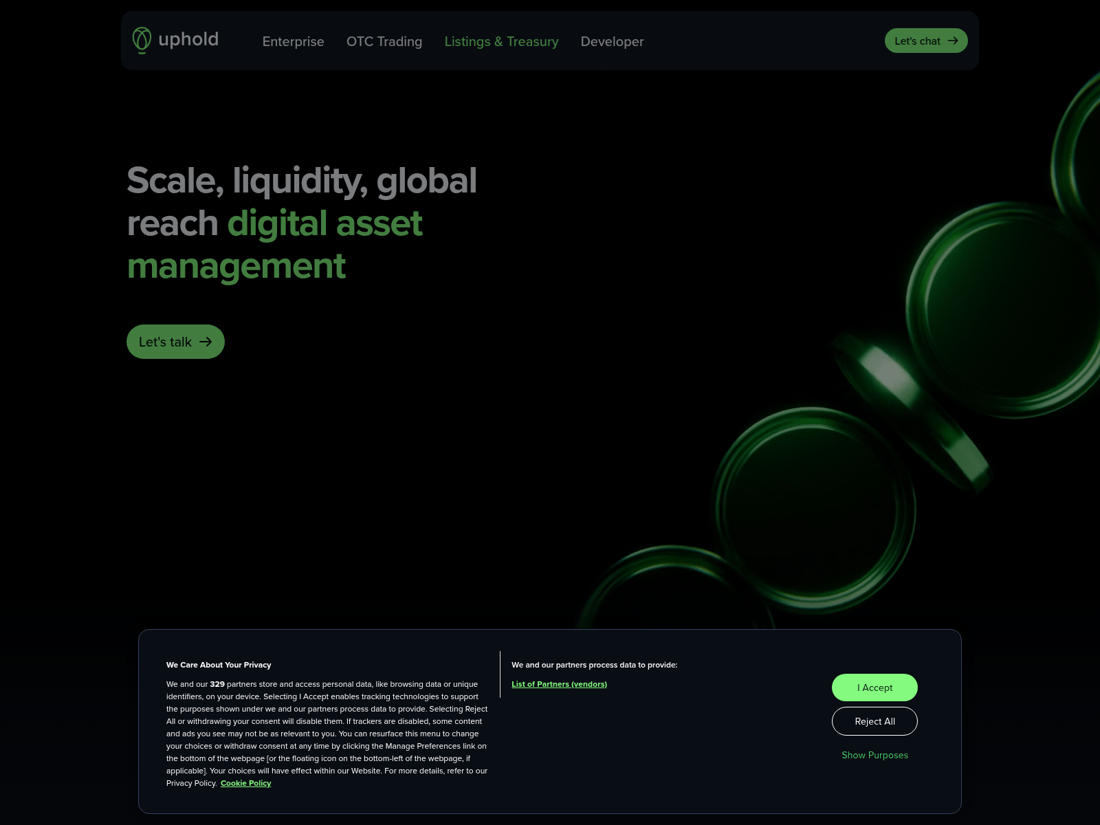 Forensic screenshot of uphold.dappsorg.online