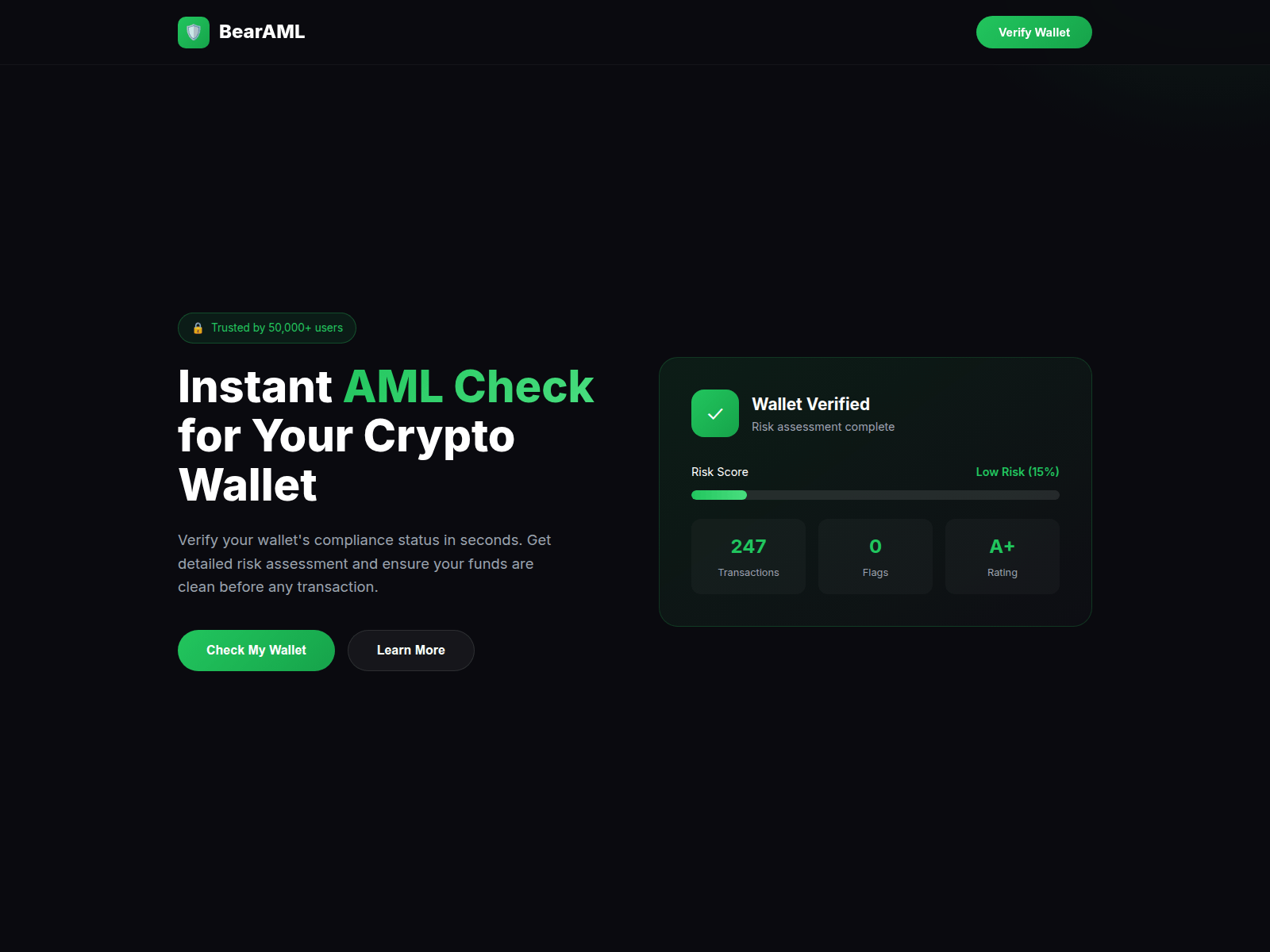 Forensic screenshot of bearaml.org