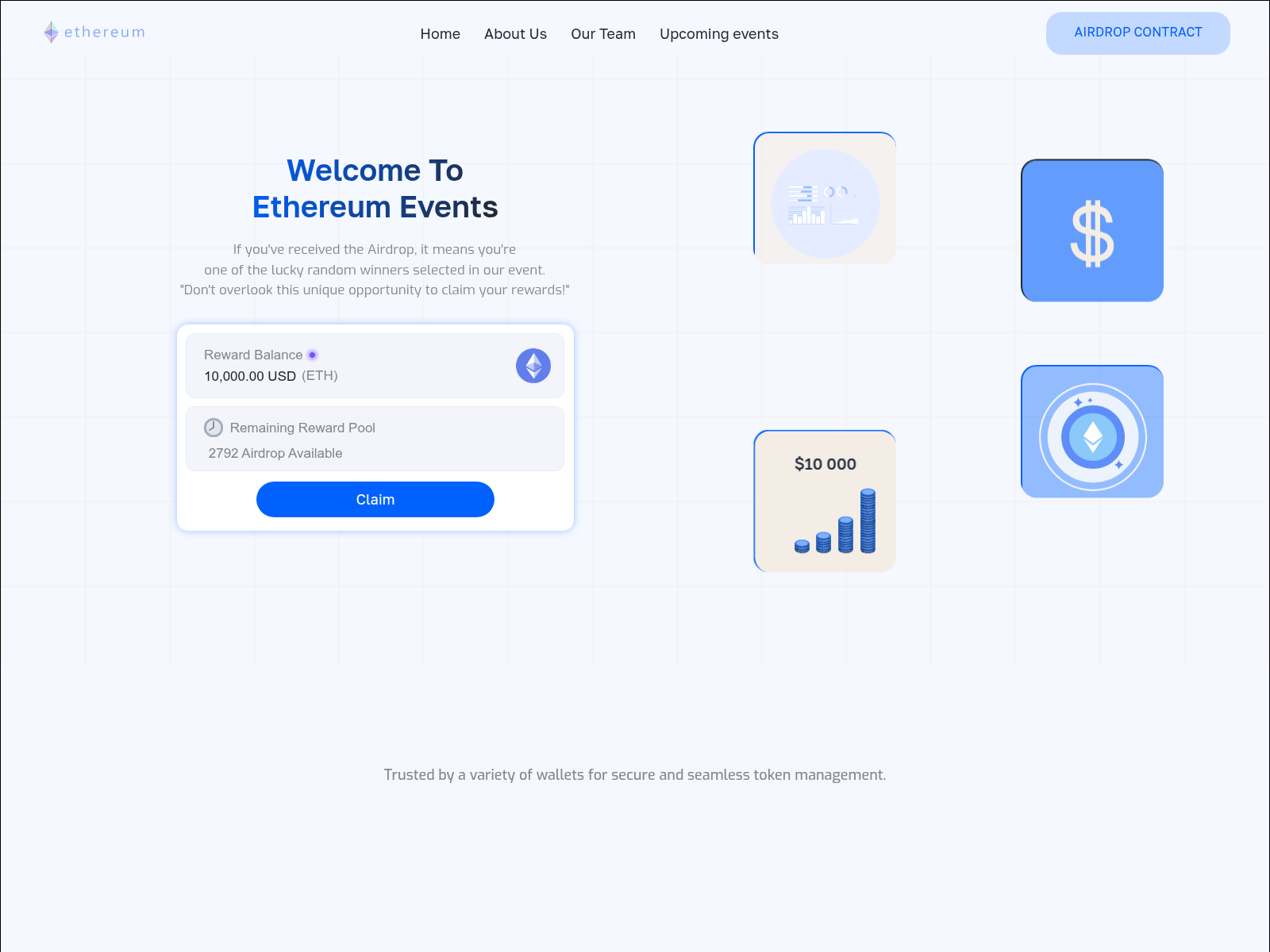 Forensic screenshot of ethdrops.pages.dev