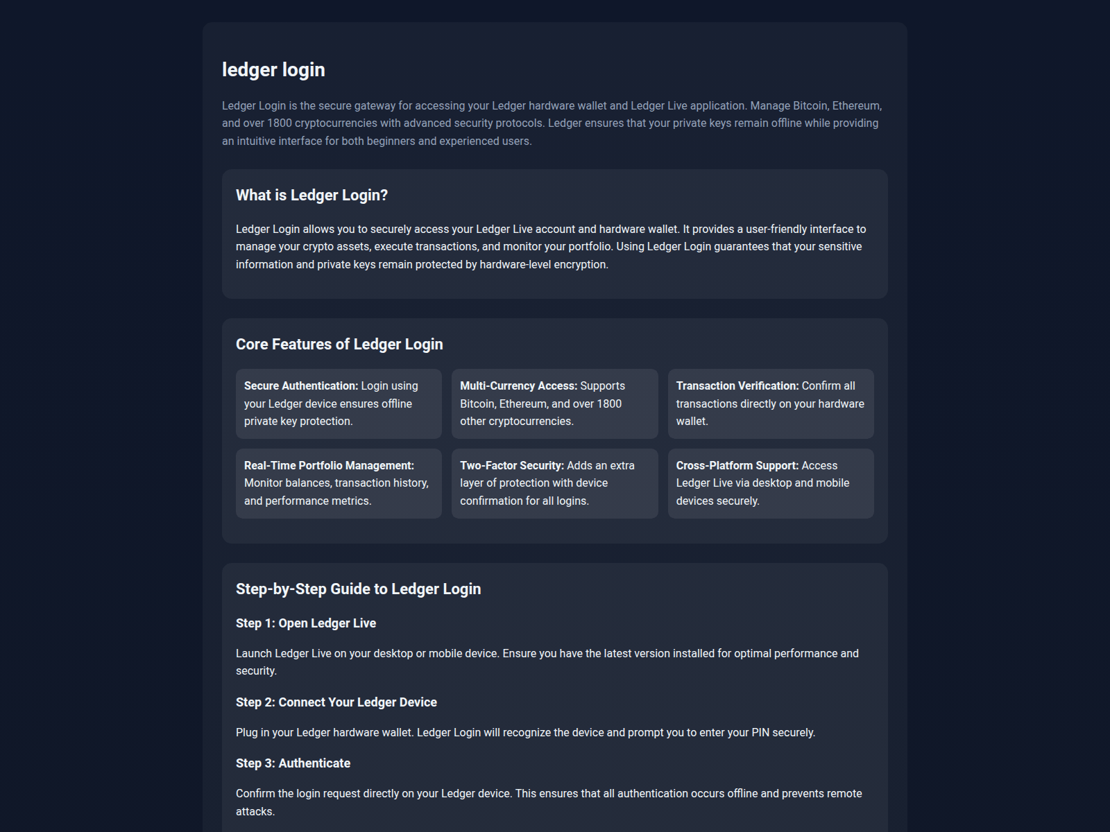 Forensic screenshot of ledgelogn.pages.dev