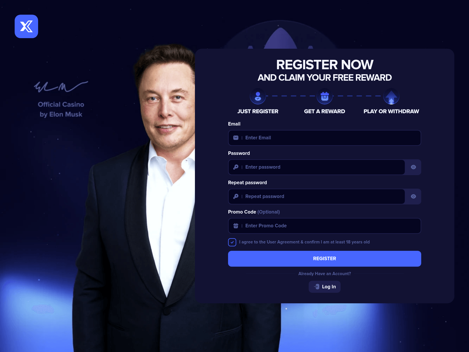 Forensic screenshot of nexdex.bet