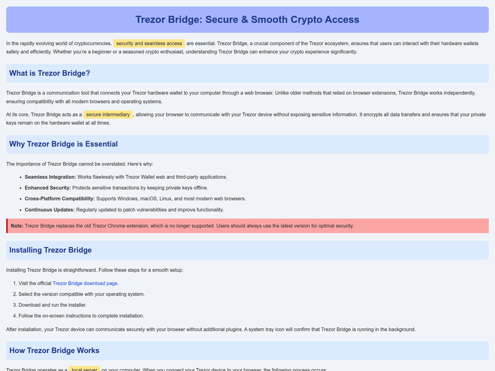 Forensic screenshot of learn-trzr-brdge.pages.dev showing the phishing page layout