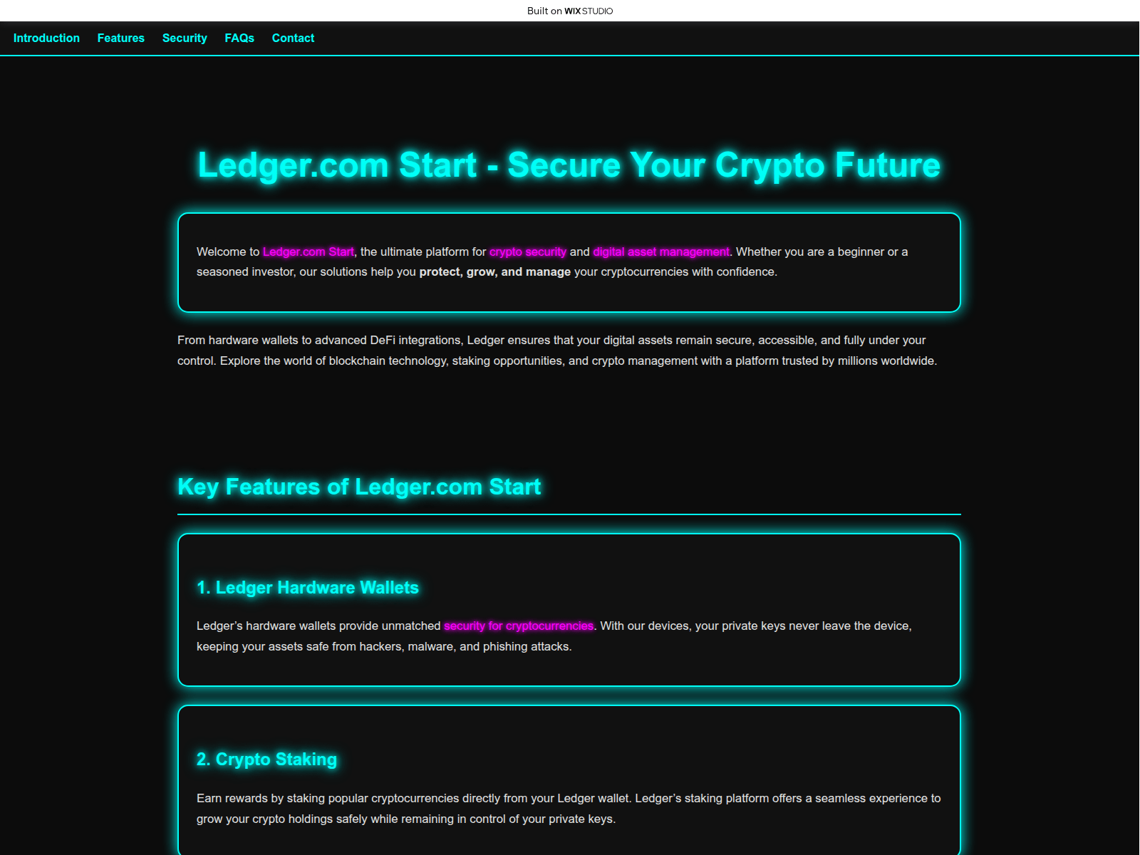的截图 liveledgr.wixstudio.com