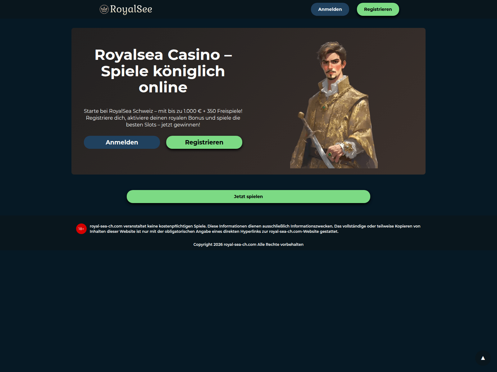 Screenshot of royal-sea-ch.com