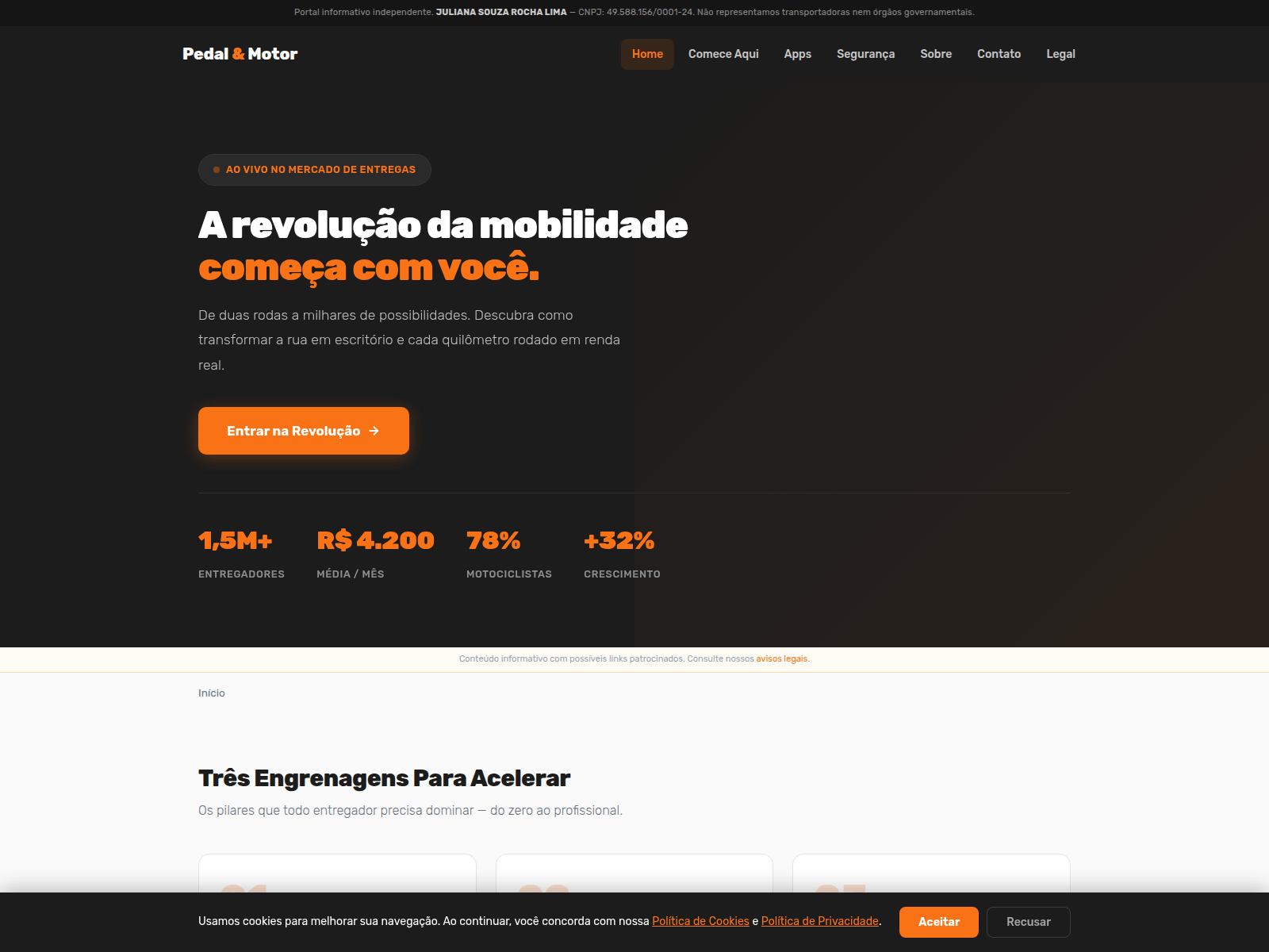 Screenshot of cnhacesso.sbs
