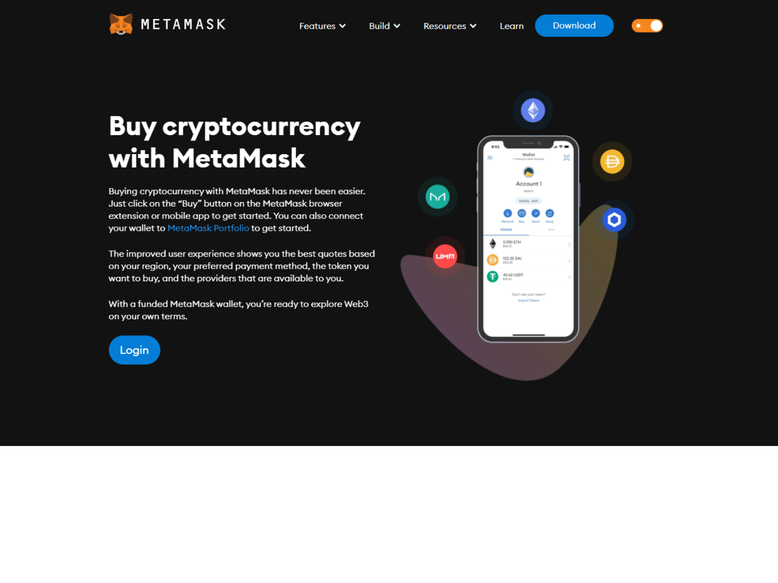 Screenshot of mettamassklogiinc.webflow.io