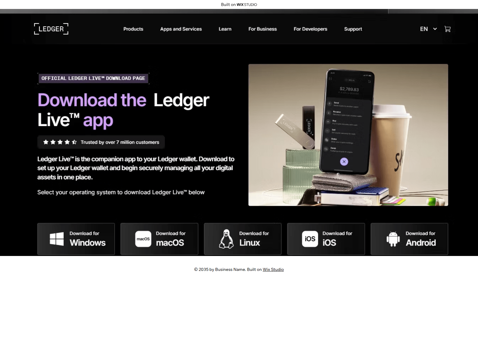 Screenshot of digital-desktoplive.wixstudio.com