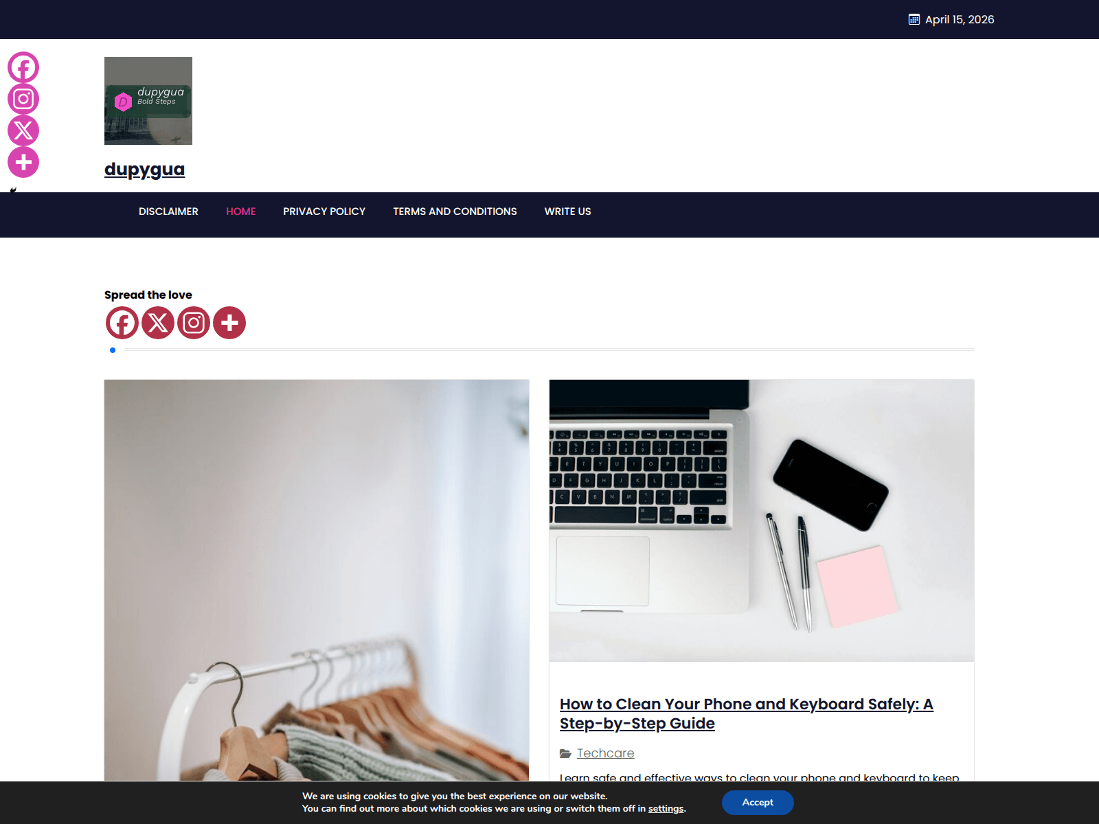 Screenshot of dupygua.com