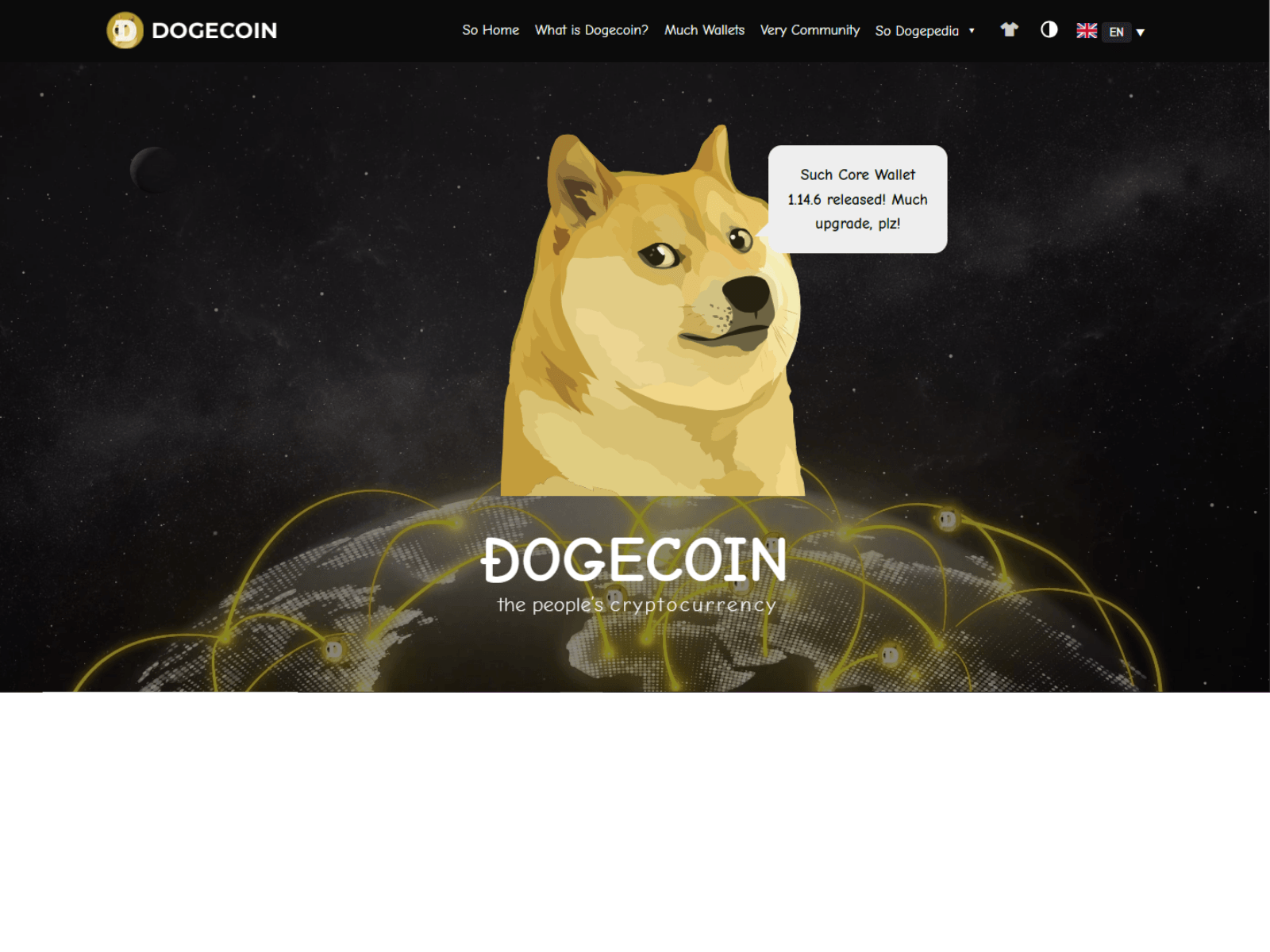 Screenshot of dogecoinwelleti.webflow.io