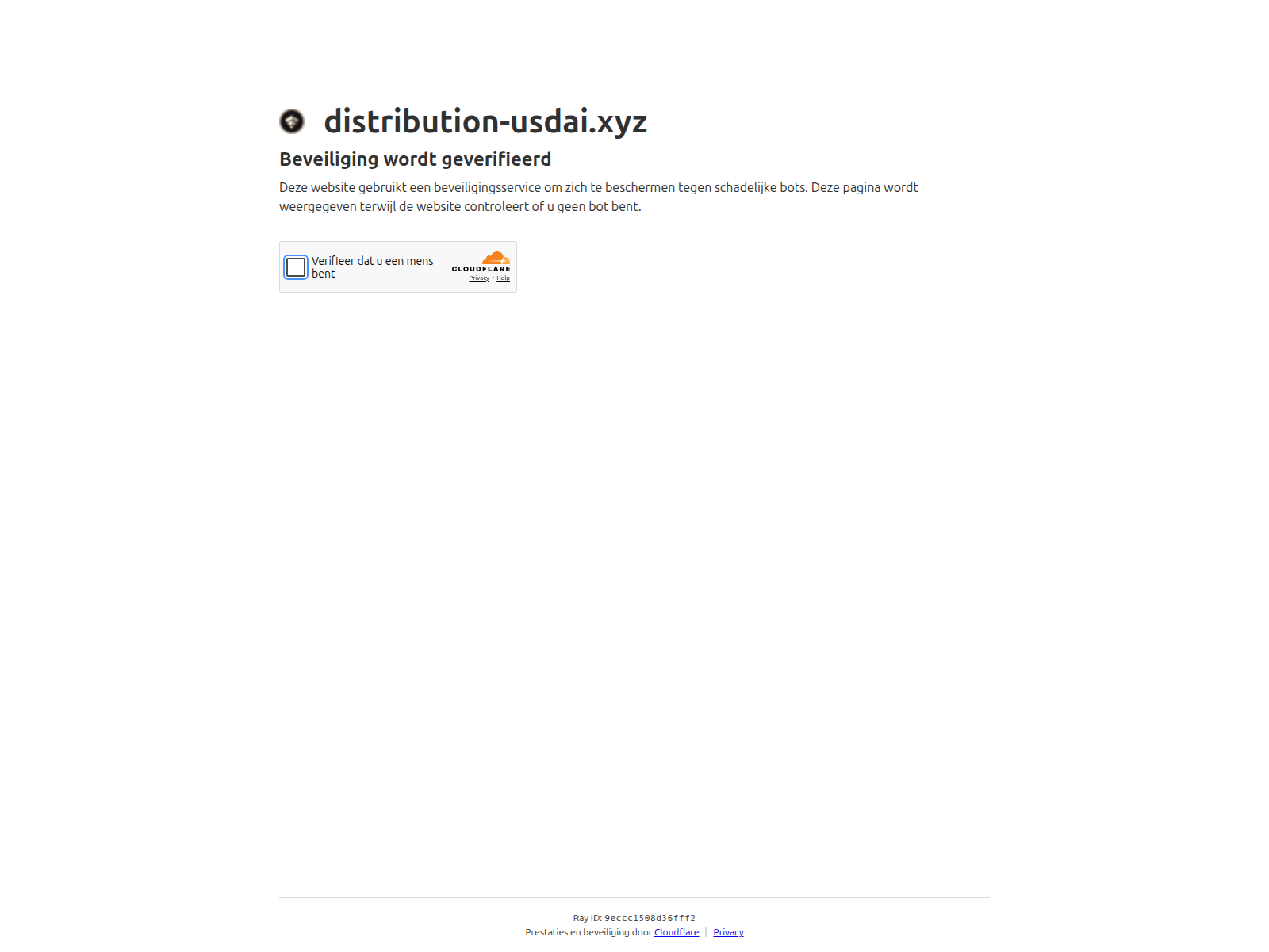 Screenshot von distribution-usdai.xyz