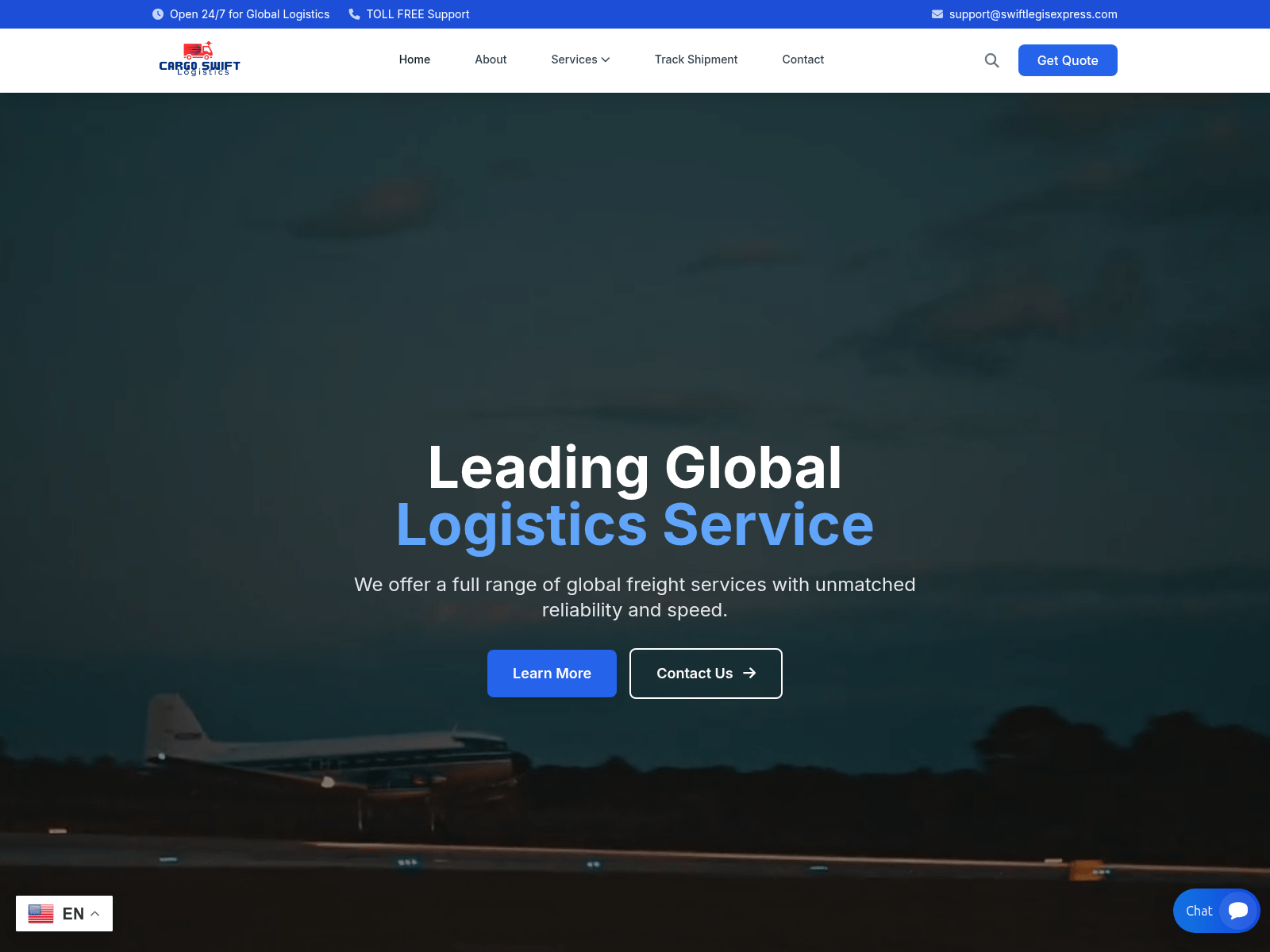 [Ekran görüntüsü] cargoswiftlogistic.com