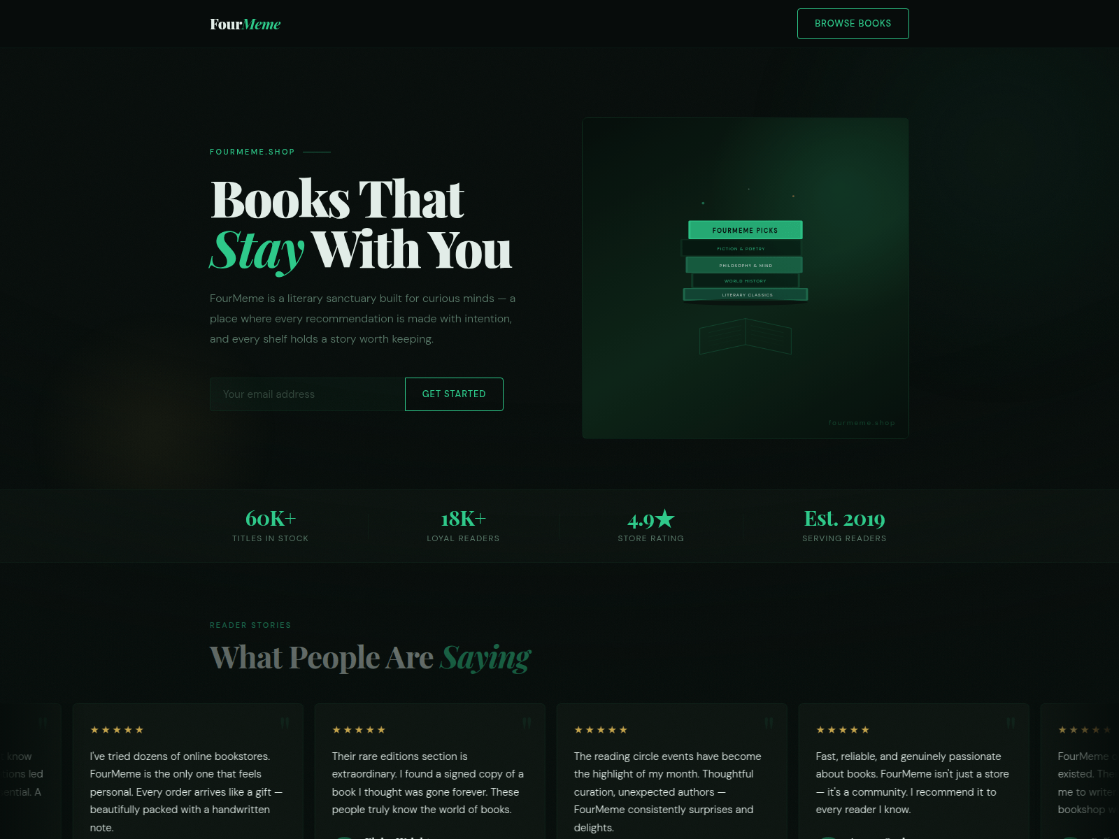 Screenshot of fourmem.shop