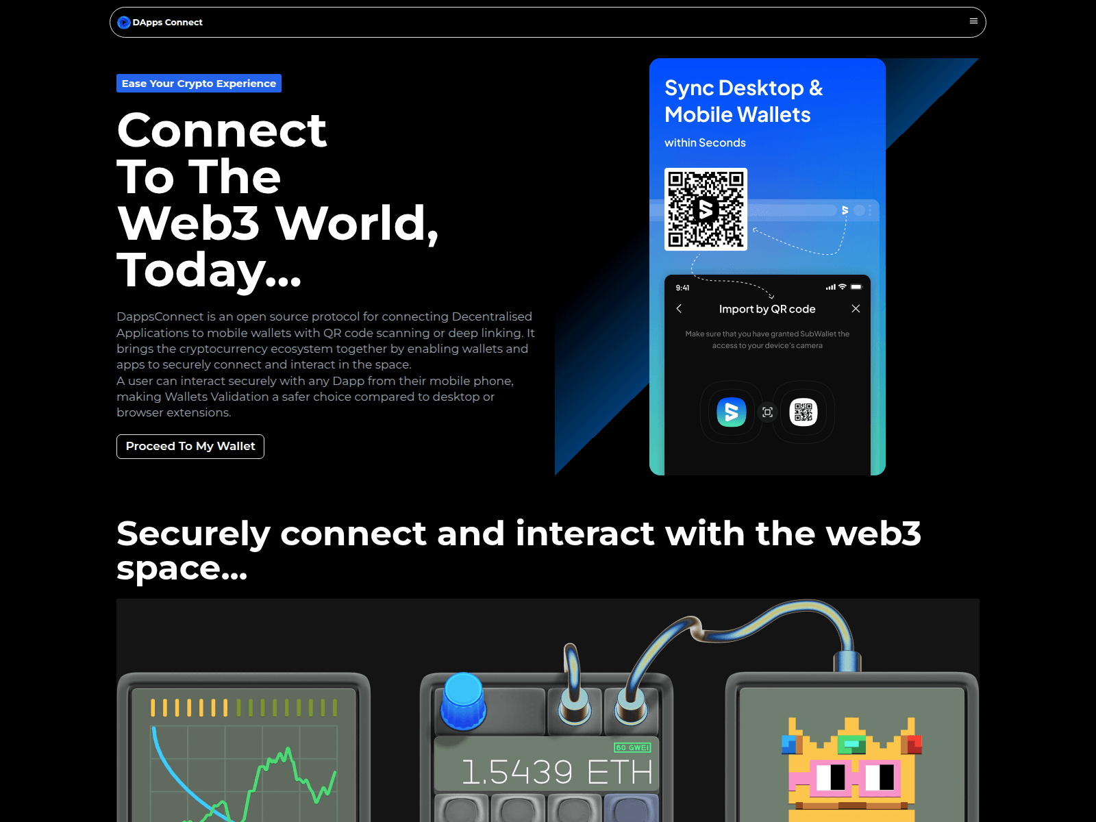 Screenshot of dappsconnectnode.pages.dev