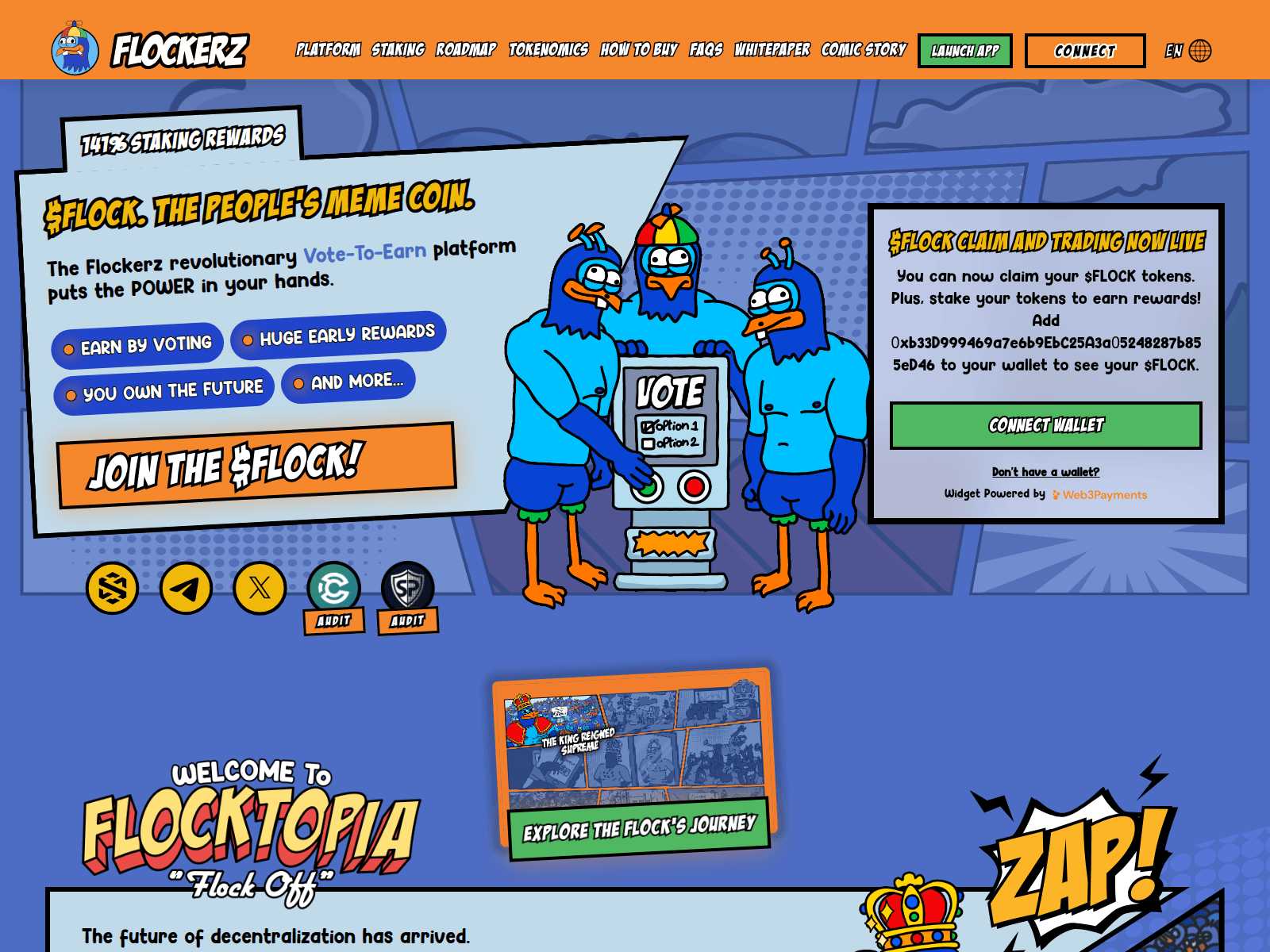 Screenshot of flockerzweb.pages.dev