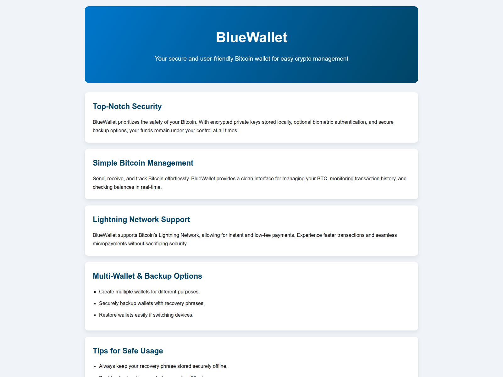 Screenshot of bluee-wallet.pages.dev
