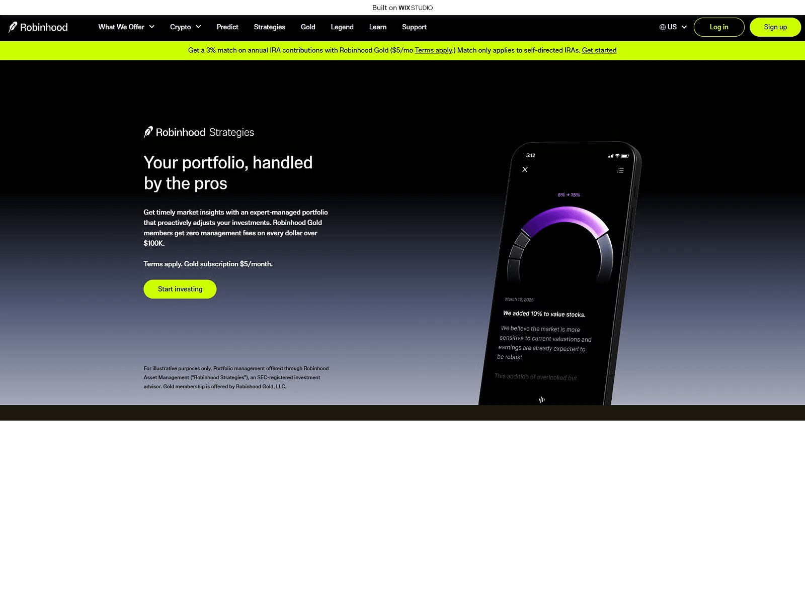 Screenshot of robnihoodcdn.wixstudio.com