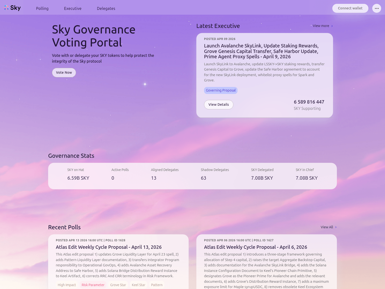 Screenshot of skyecosystem-vote.com