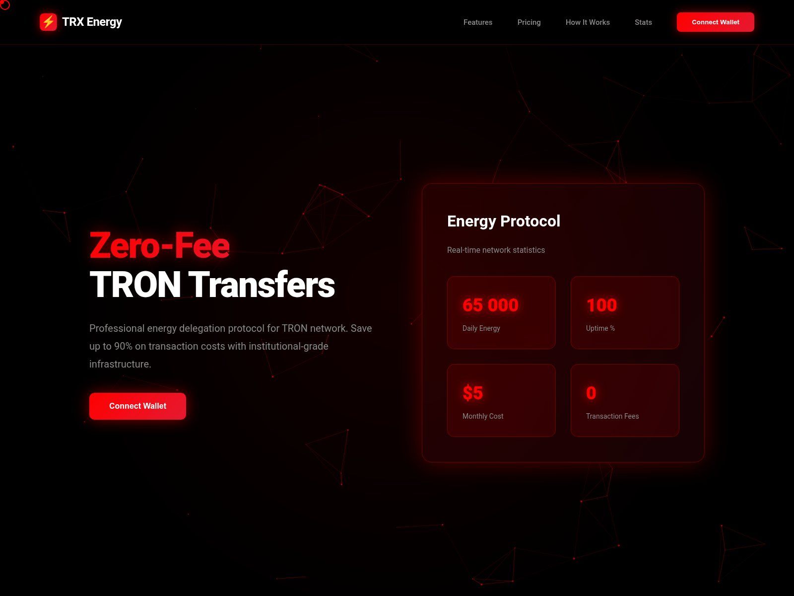 Screenshot of chaintrcx.com