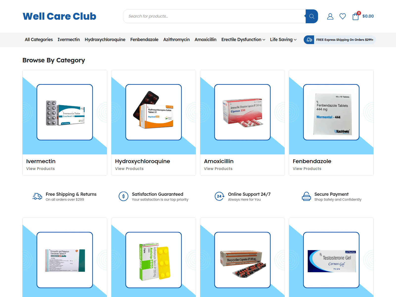 Screenshot of wellcareclub.com
