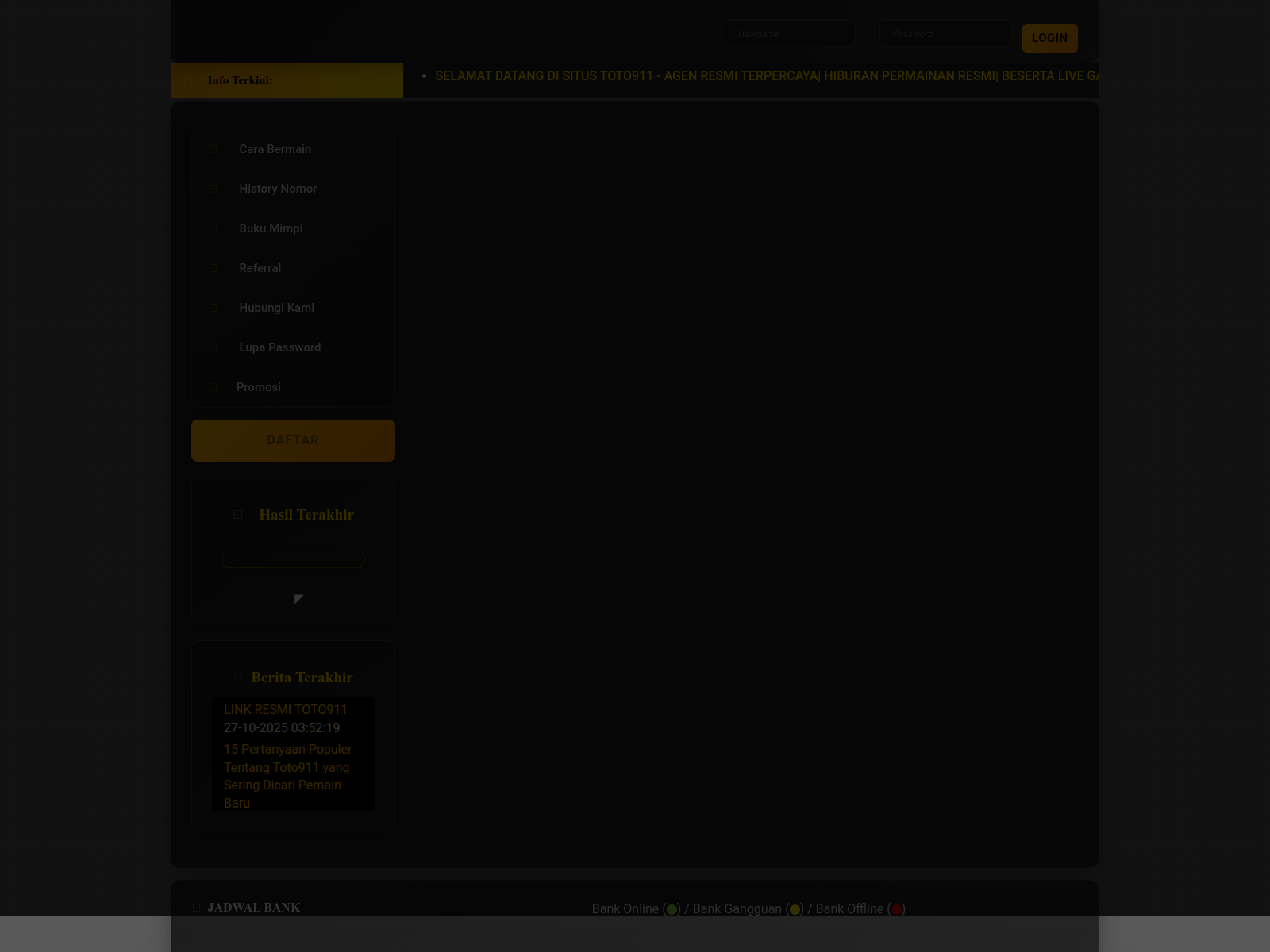 Screenshot von toto911win.com