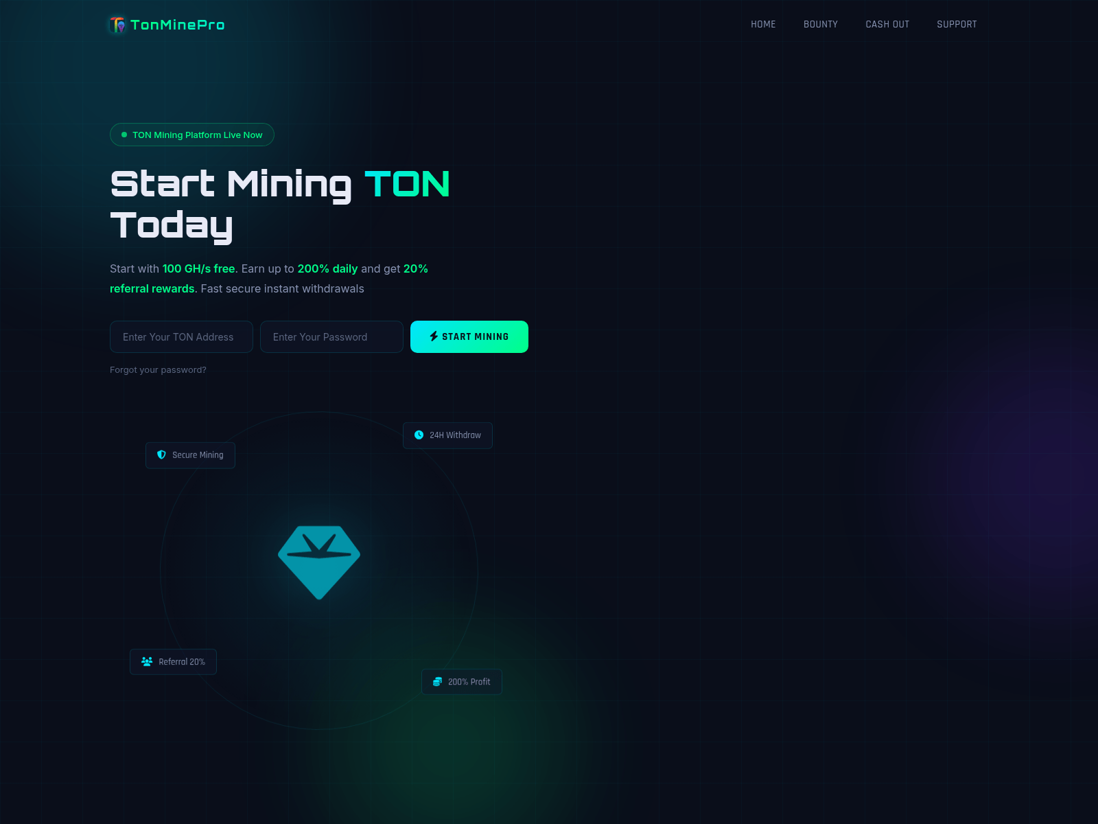 Screenshot of tonminepro.com