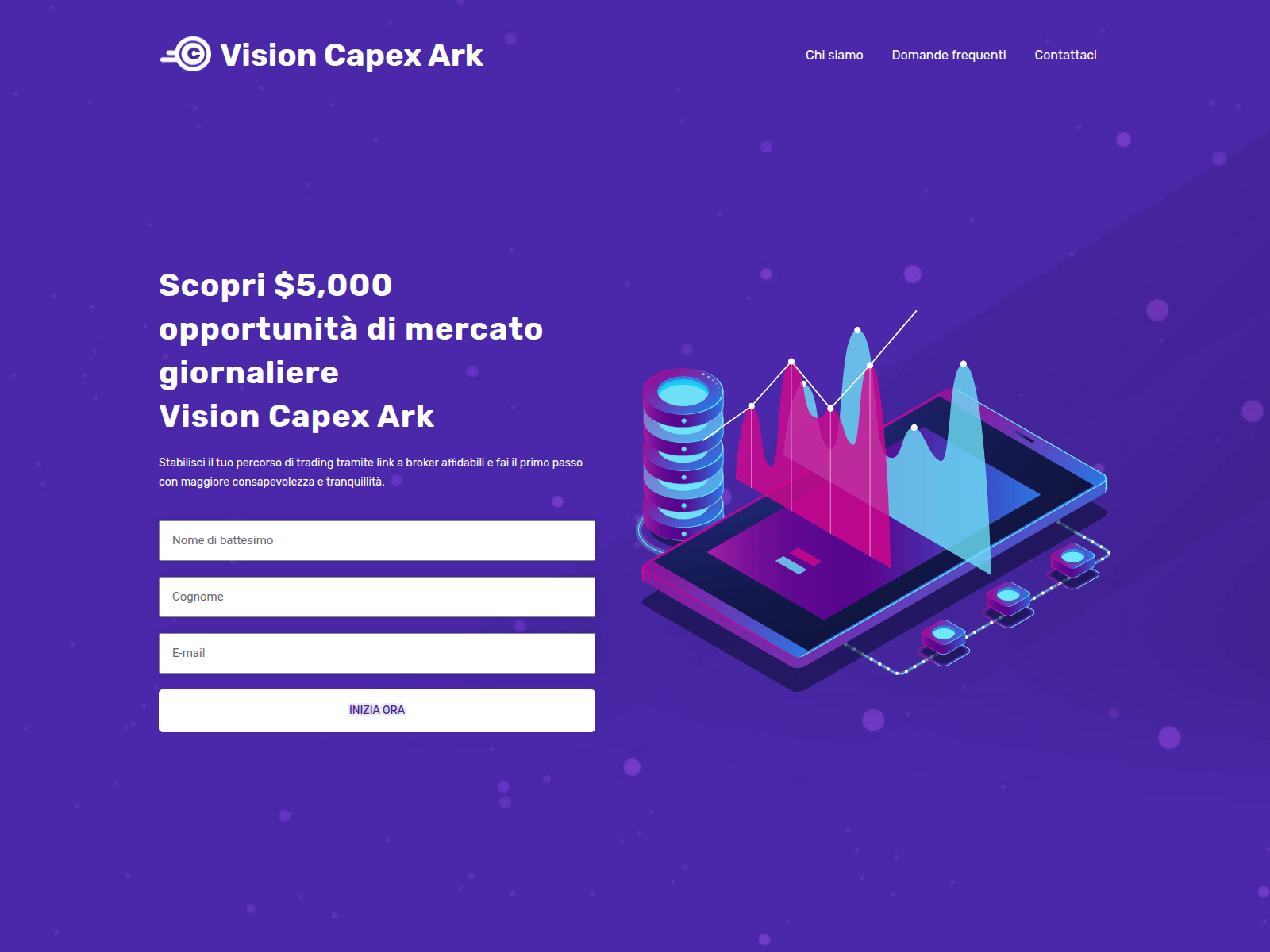 Screenshot of visioncapexark.com