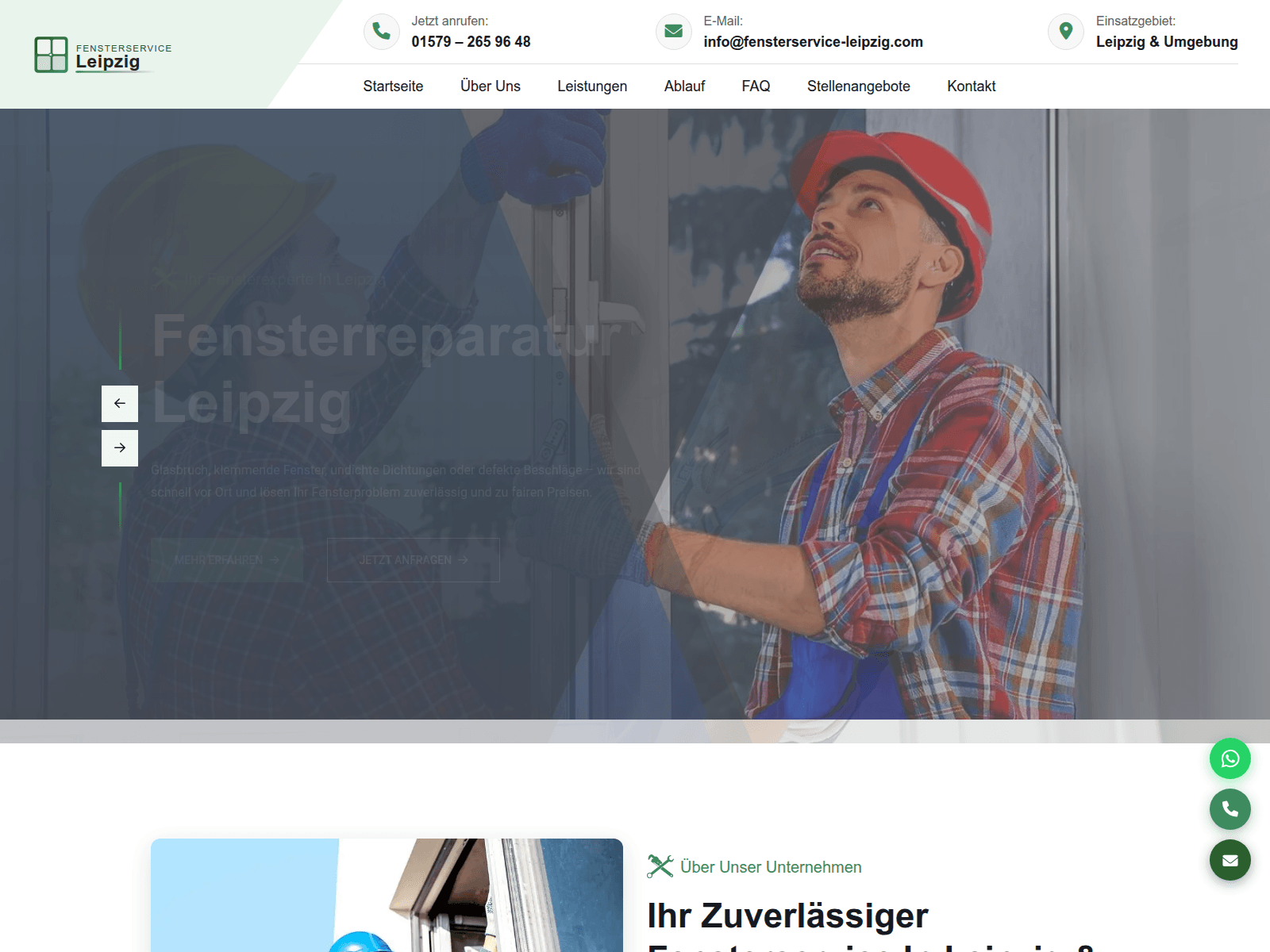 Screenshot von fensterservice-leipzig.com