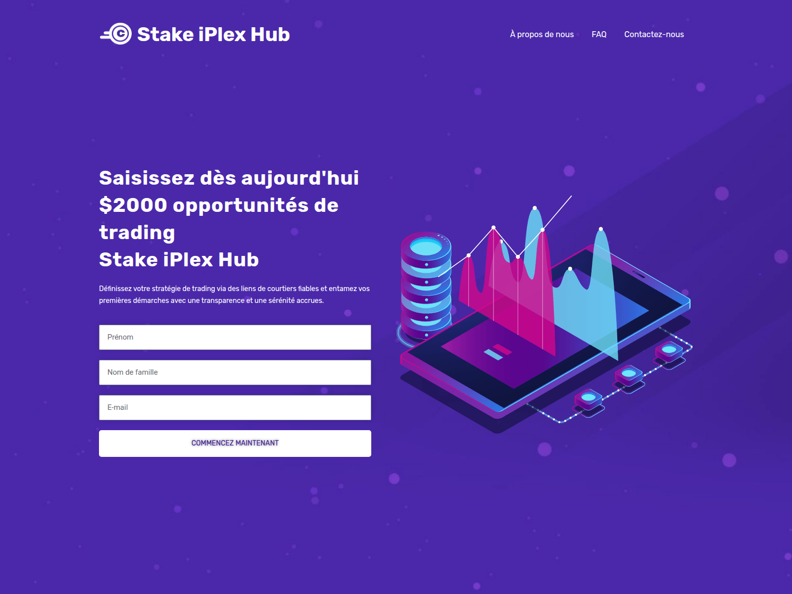 Screenshot of stakeiplexhub.com