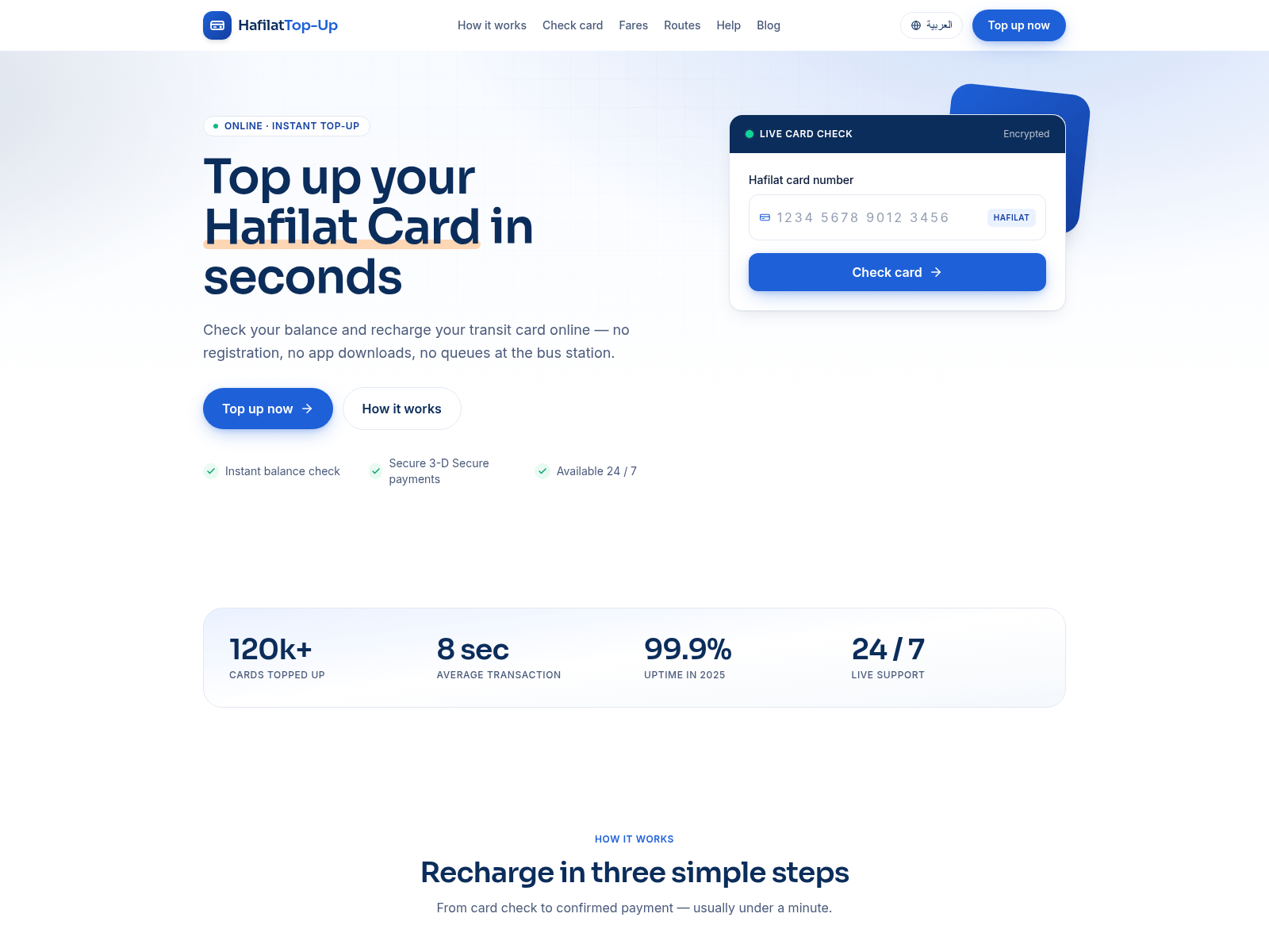Screenshot of hafilatbus.com
